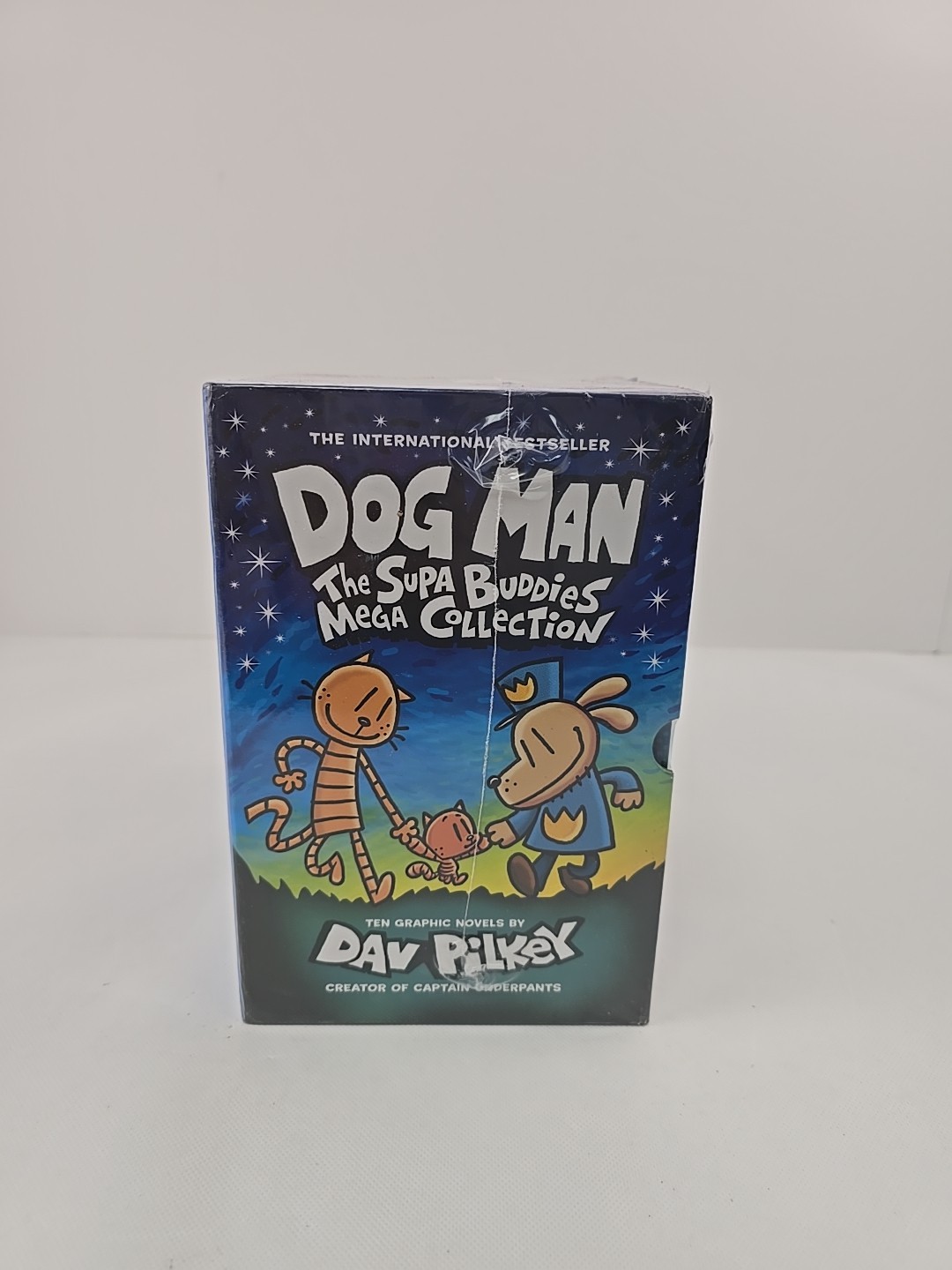 Graphix Dog Man Supa Buddies Mega Collection Boxed Set, First 10 Books,