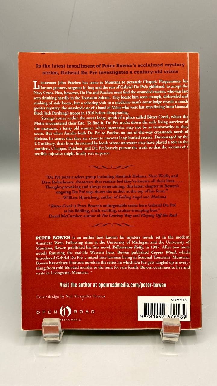 Bitter Creek by Peter Bowen Paperback Gabriel Du Pré Montana Mystery Novel