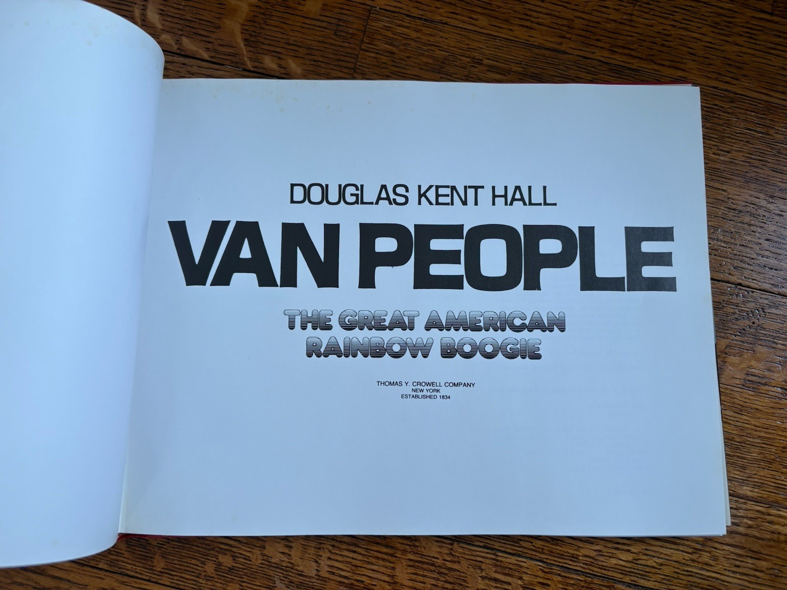 Van People: The Great American Rainbow Boogie Douglas Kent Hall (HCDJ,1977) Boho