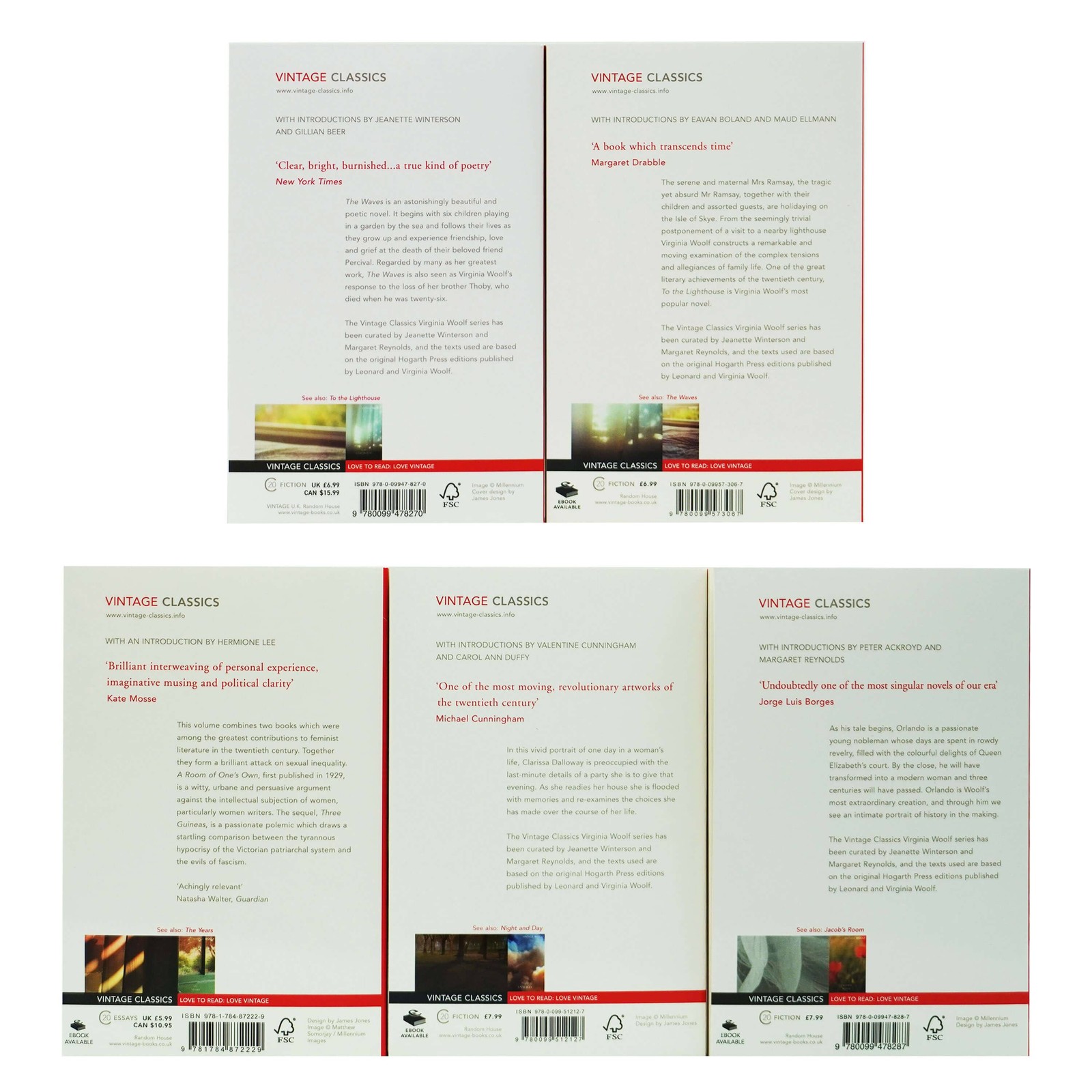 The Virginia Woolf Collection 5 Books Set – Fiction – Paperback