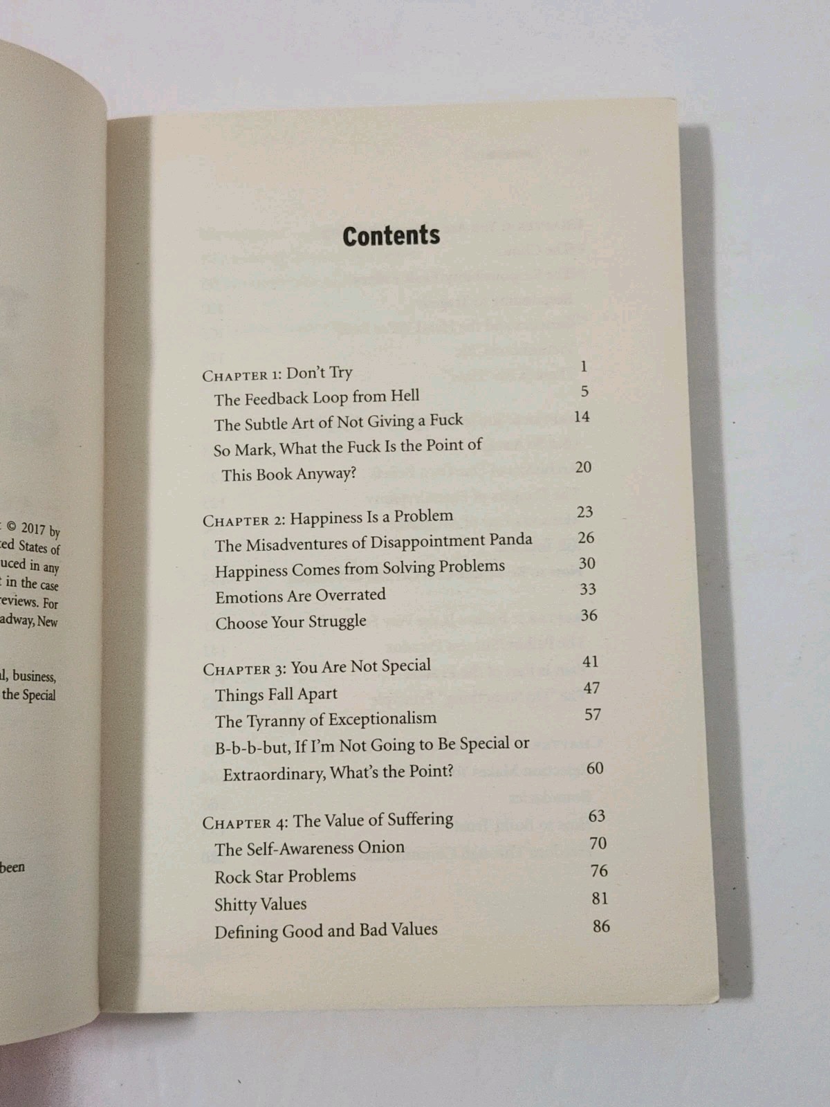 The Subtle Art of Not Giving a Fuck by Mark Manson (2017, Paperback) 1st Edition