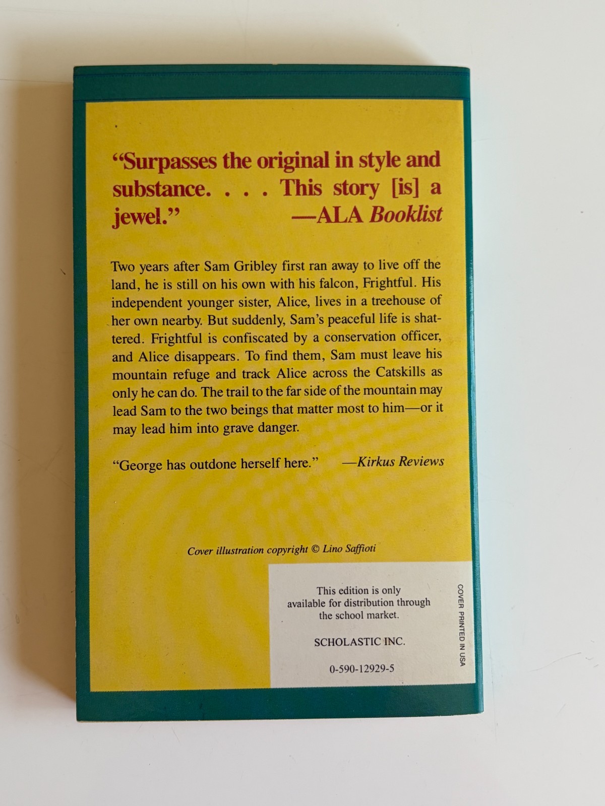 Jean Craighead George, On The Far Side Of The Mountain, Paperback 1990
