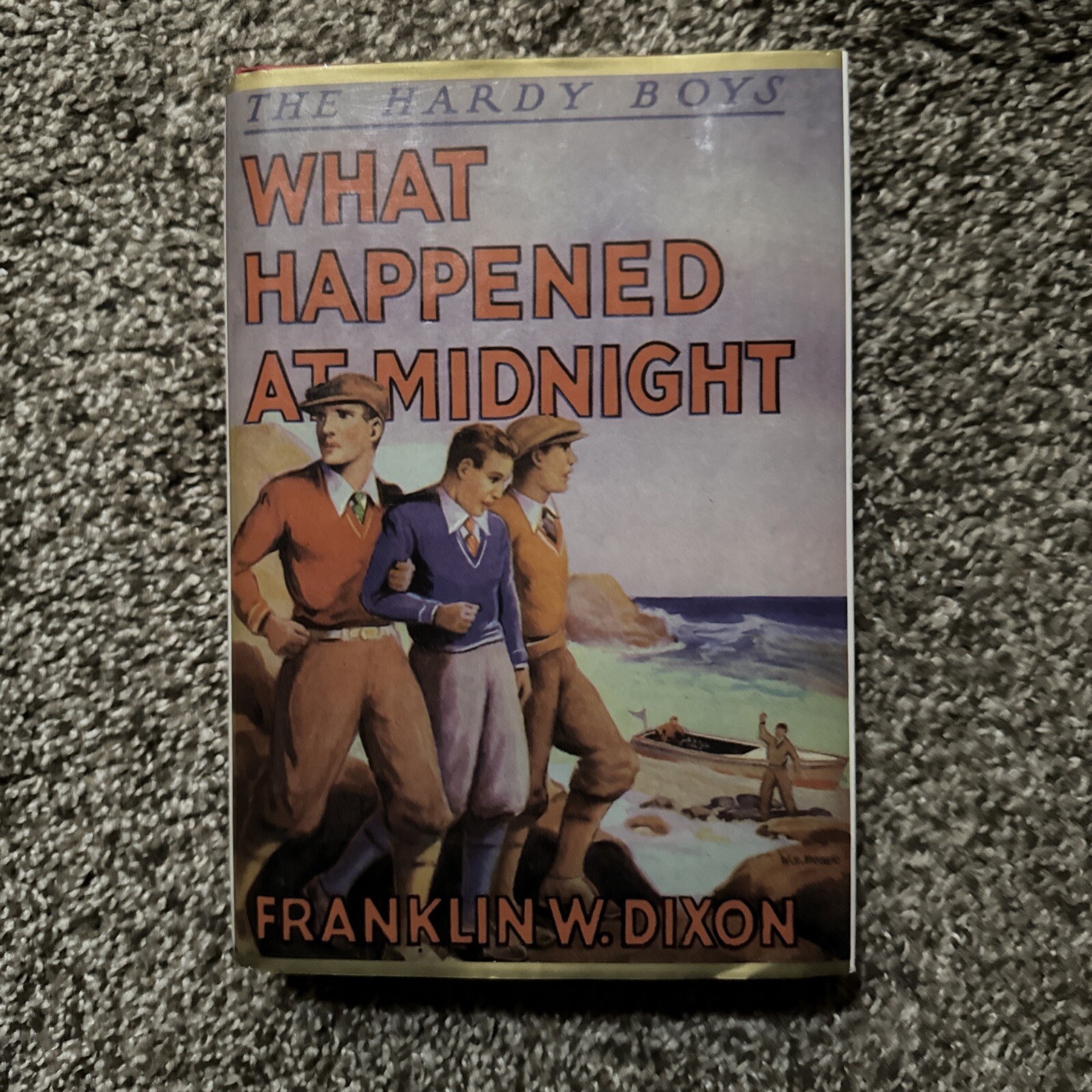 What Happened at Midnight #10 Hardy Boys Dixon APPLEWOOD with DJ Beautiful Copy!