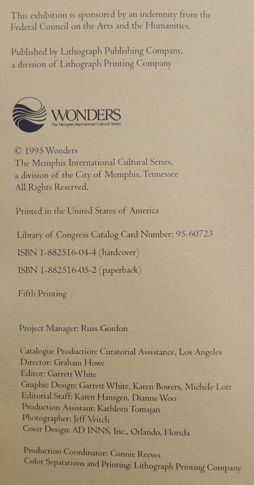 Imperial Tombs of China 1995 Trade Paperback 168 Pages – Orlando Museum Of Art