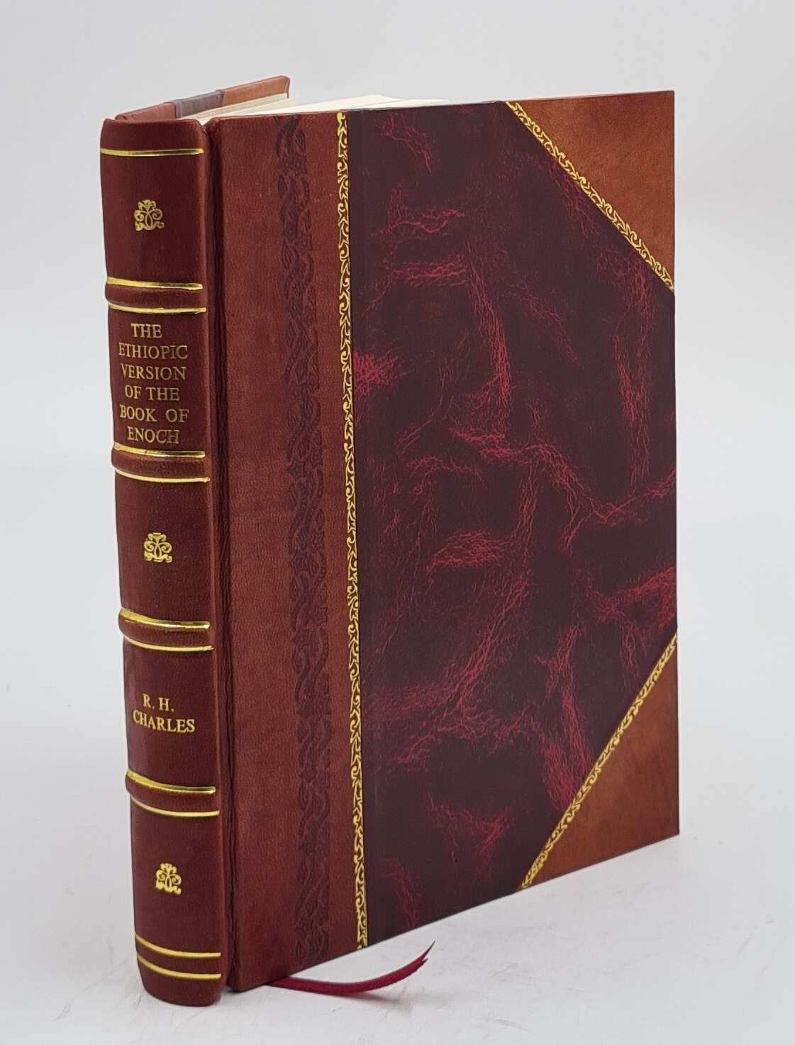 The Ethiopic version of the book of Enoch 1906 by R. H.Charles [Leather Bound]