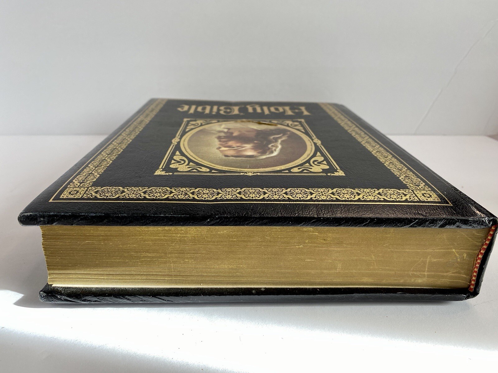 Holy Bible King James Version Red Letter Nelson Regency Family Black 1978