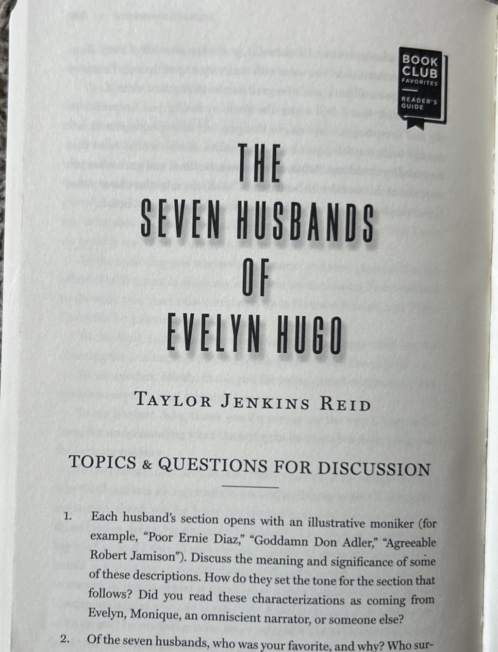 Seven Husbands of Evelyn Hugo : A Novel by Taylor Jenkins Reid 2018 Paperback