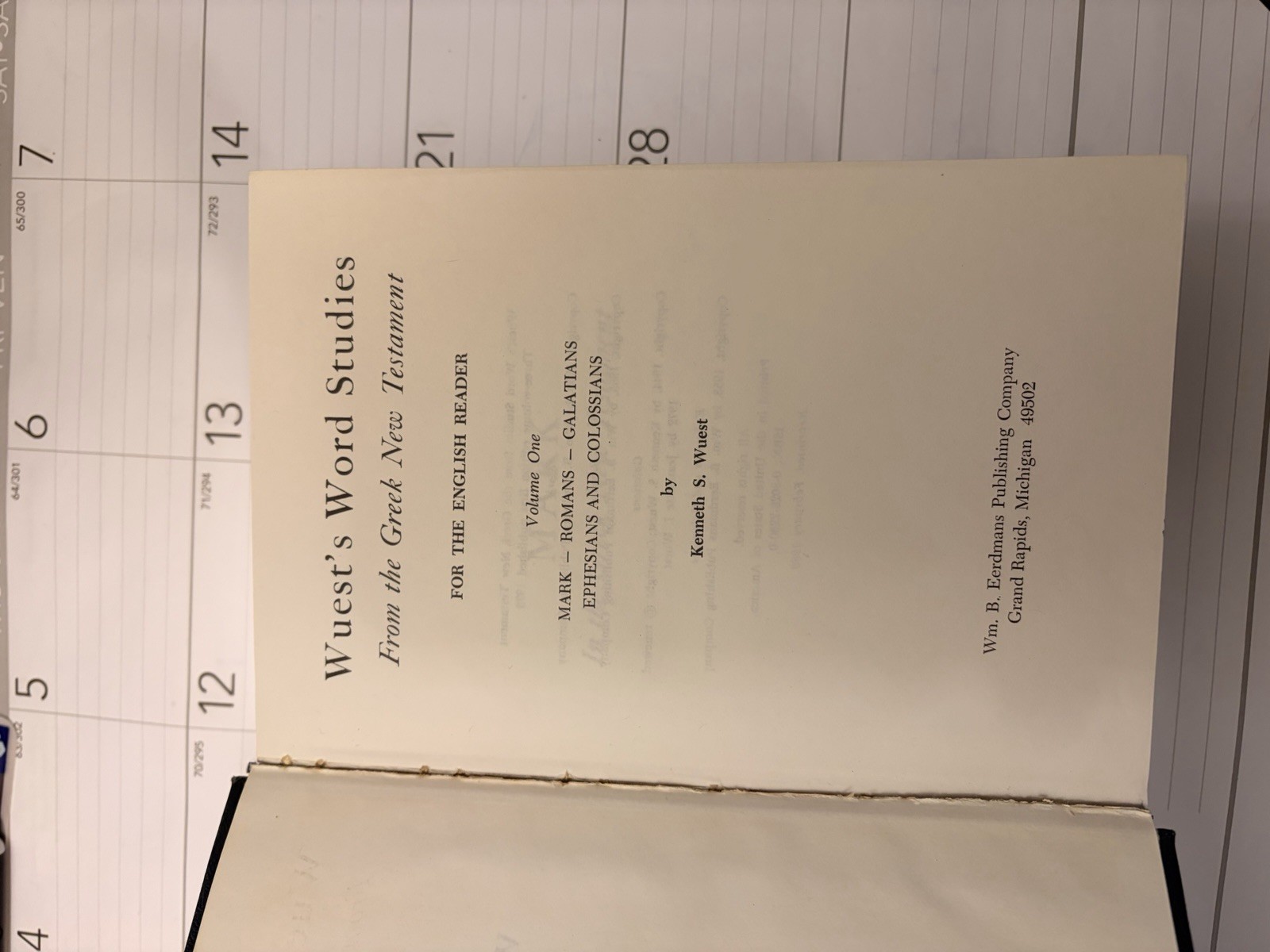 „Word Studies in The Greek New Testament“ 4 Volumes, by Kenneth S. Wuest