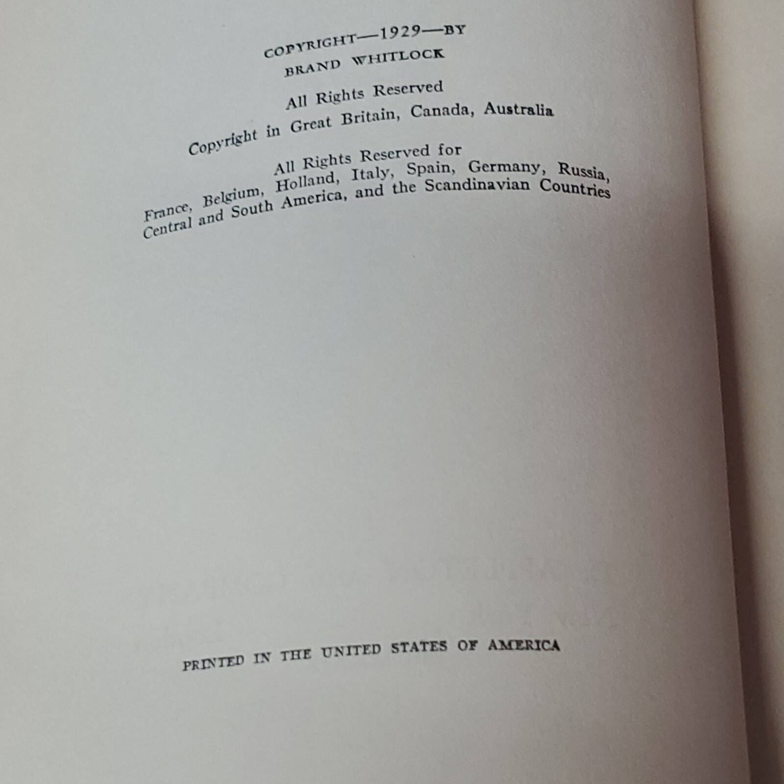 La Fayette by Brand Whitlock Vol 1 & 2 HC 1st Ed 1929 D. Appleton & Co. MCMXXIX