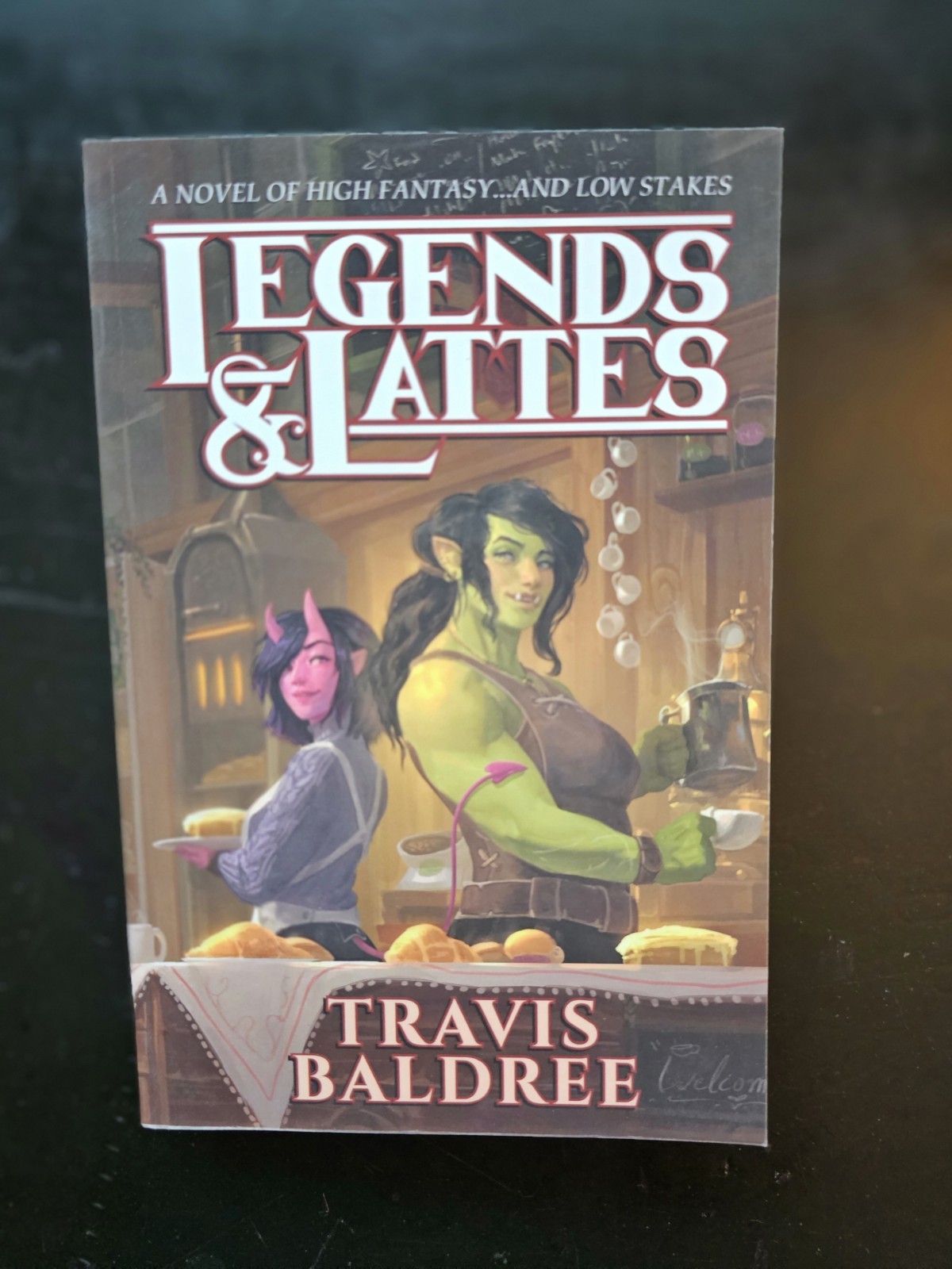Legends and Lattes by Travis Baldree, TRUE FIRST EDITION, Cryptid Press