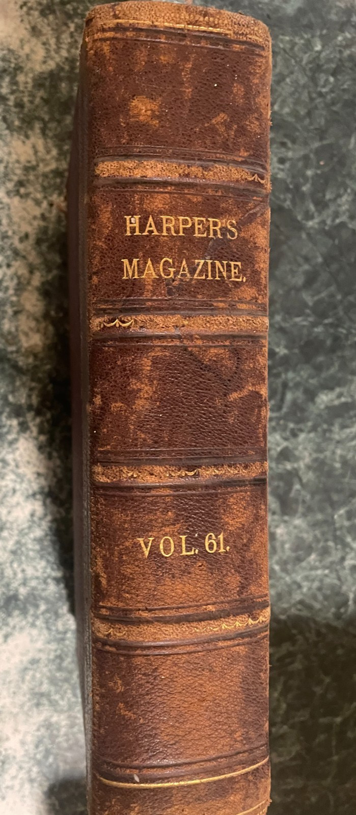 Harper’s Magazine Vol. 61, 1880 -June-November 960 pages, very good condition