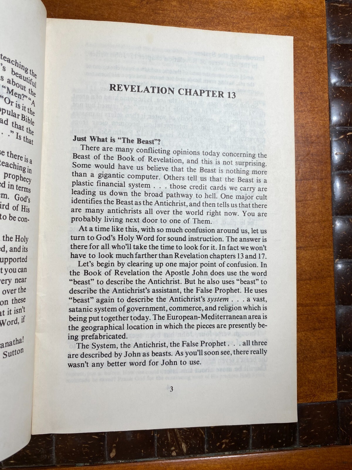 The Beast System: Europe in Prophecy by Hilton Sutton