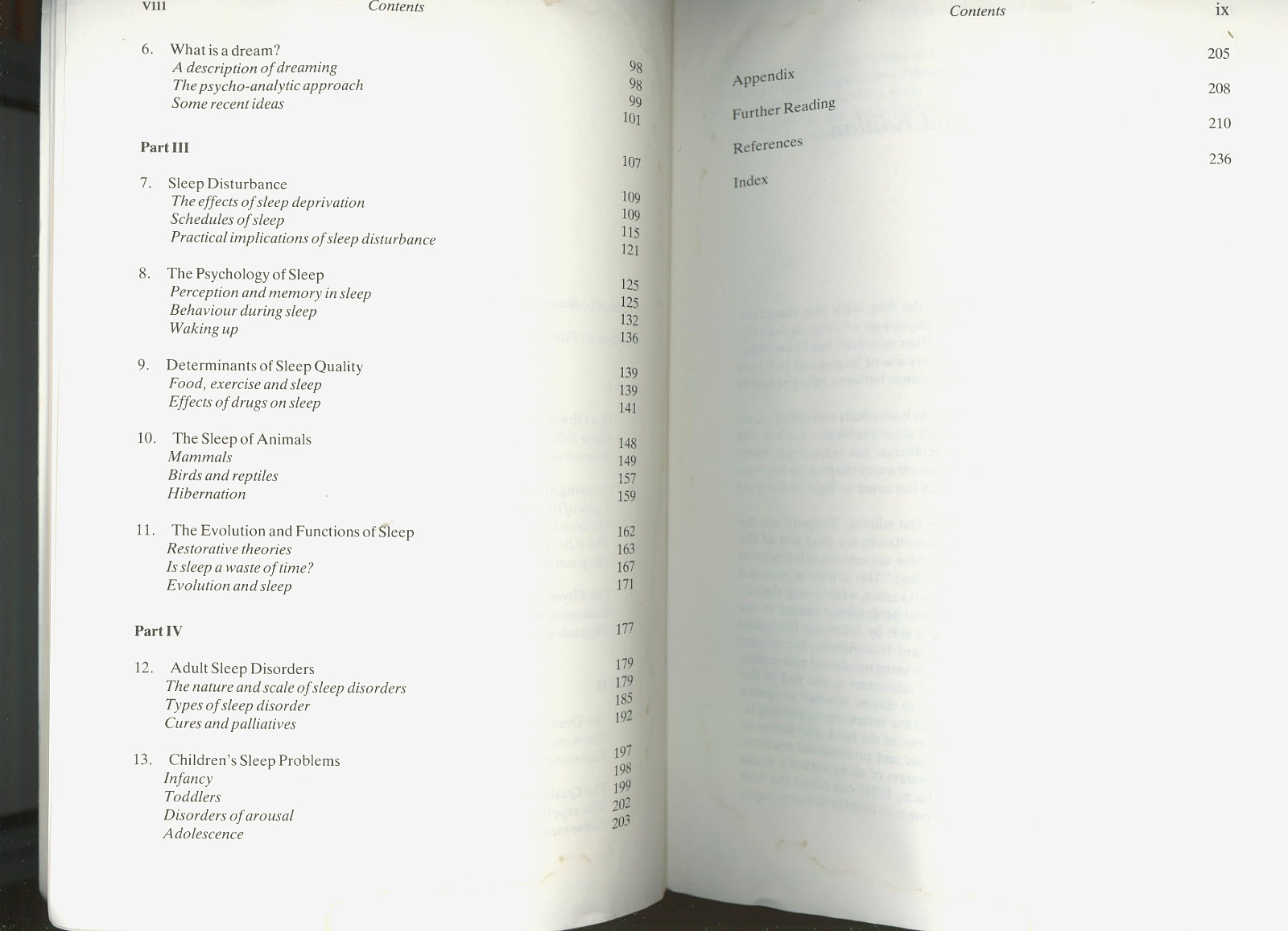 Sleep and Dreaming 2ed Ed Revised Jacob Empson 242 Pages 9 1/8″ Index LR4-B