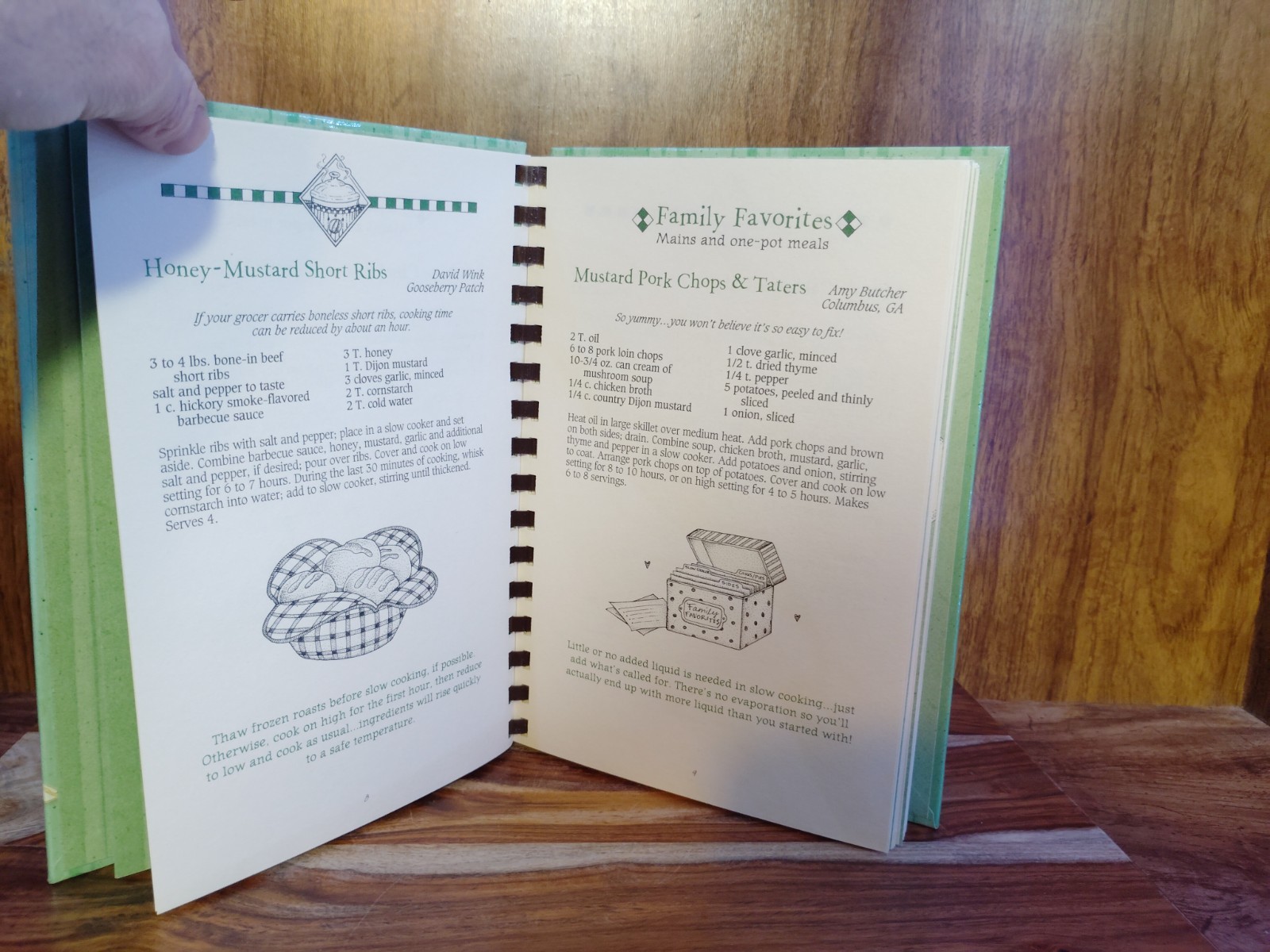 Gooseberry Patch Slow-Cooker Recipes Cookbook Spiral Hardcover Homestyle Meals