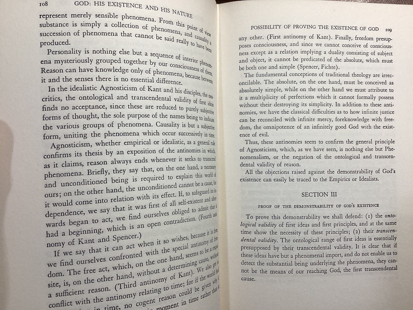 God His Existence and His Nature 2 volume Set Garrigou-Lagrange 1949
