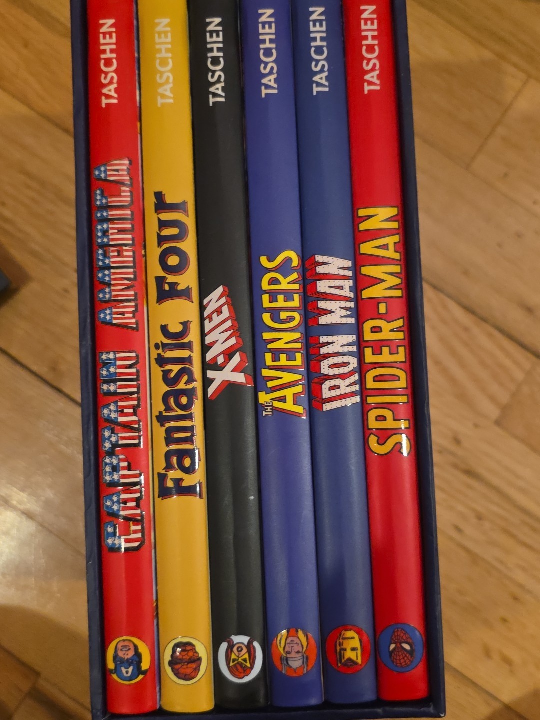 Marvel Super Heroes 6-Book Set, Author Roy Thomas Taschen NEW!