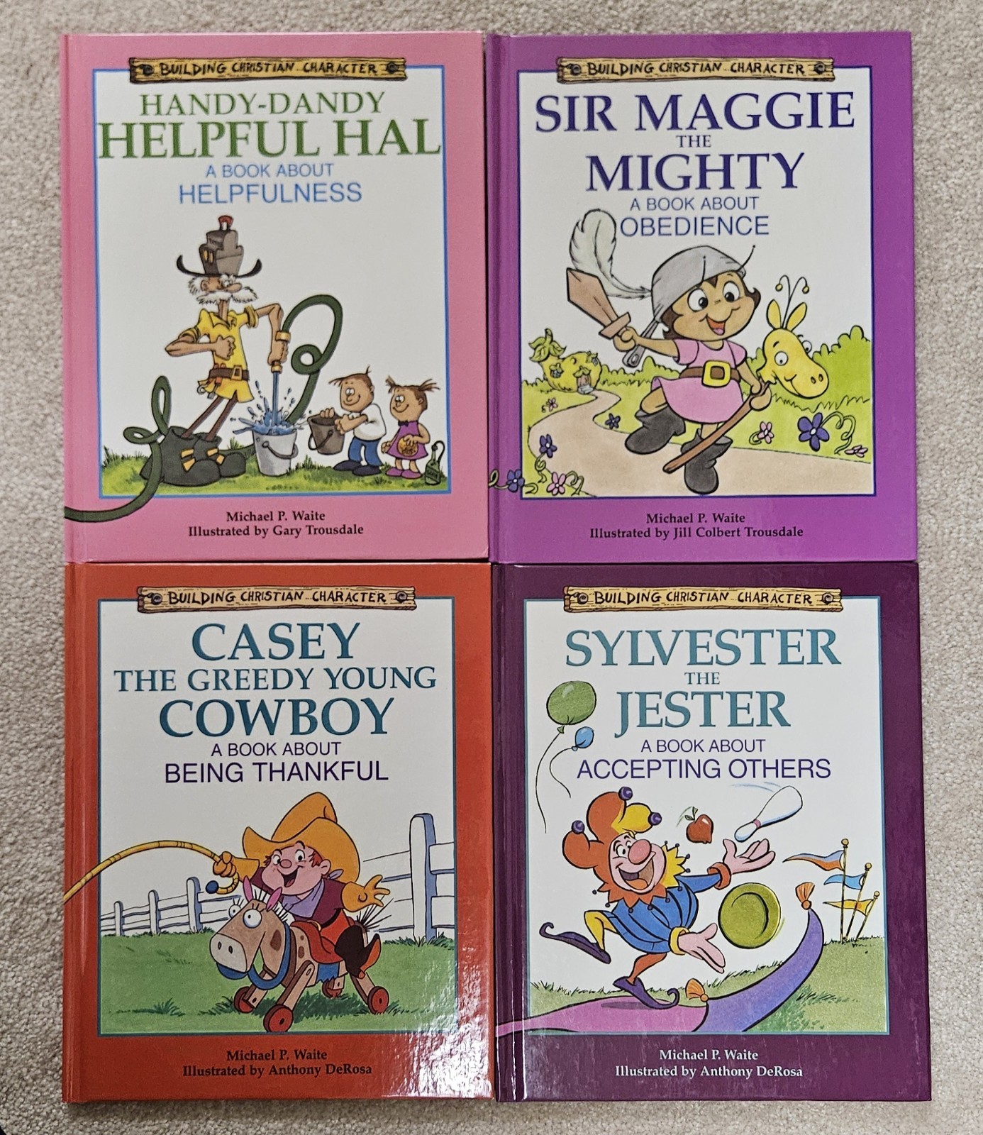 Chariot Books Building Christian Character 4-Book Hardcover Set Illustrated 1994