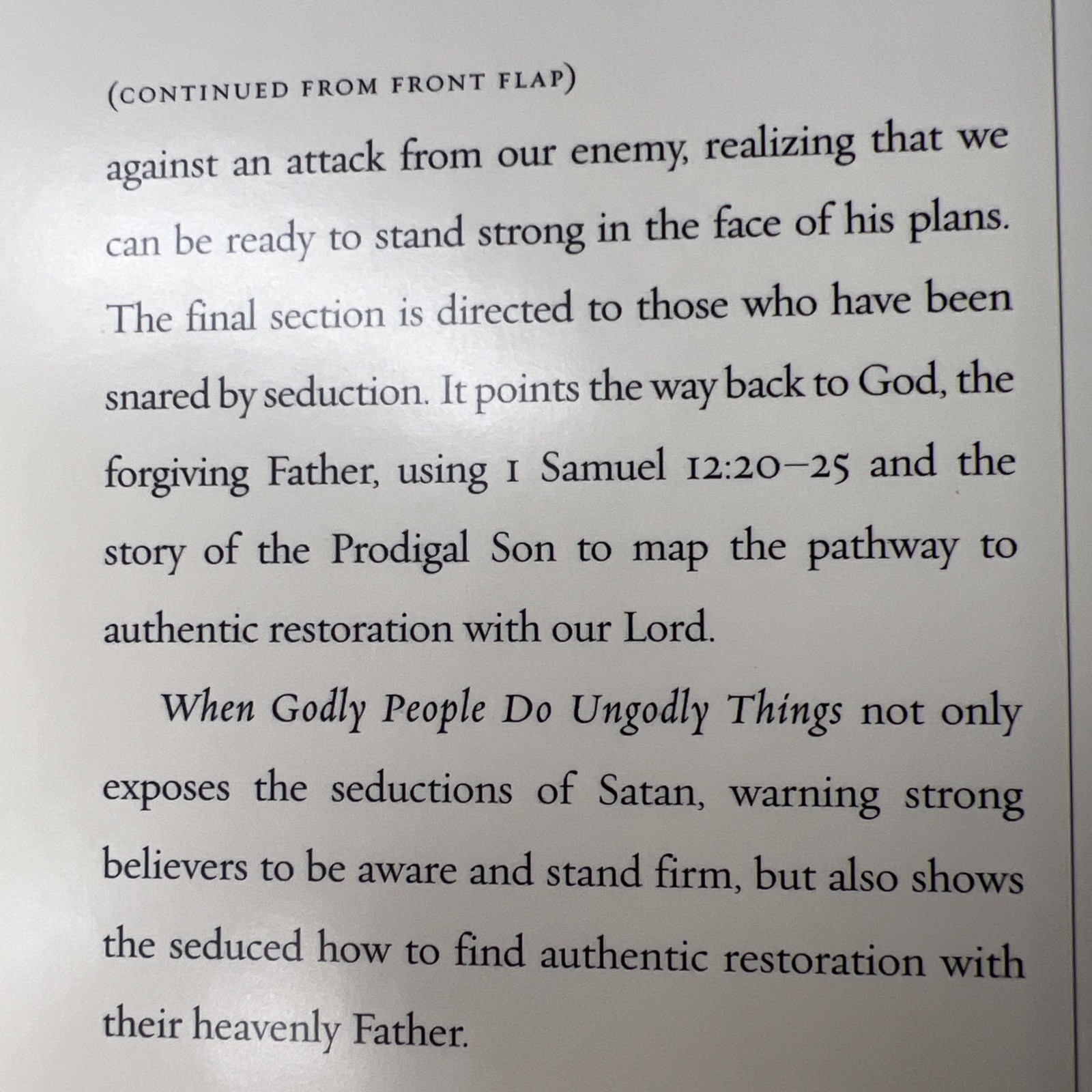When Godly People Do Ungodly Things Beth Moore Bible Study Member Book Workbook