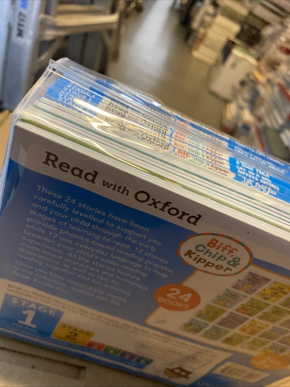 Biff Chip & Kipper Stage 1 Read Oxford 24 Books Children Pack By Roderick hunt