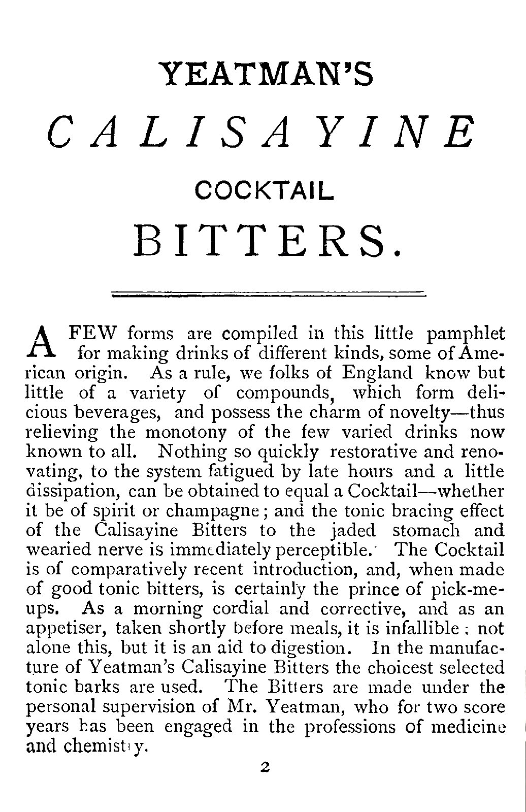 Drinks And How To Make Them „1880“ 32 Pages