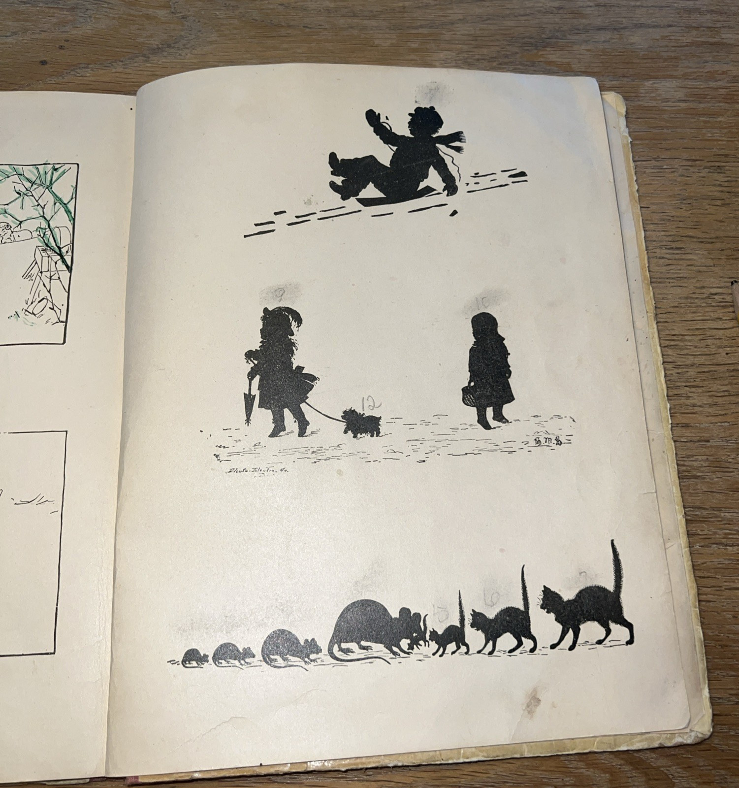Antique Pen and Pencil for Kindergarten and Nursery Hardcover Book 1897