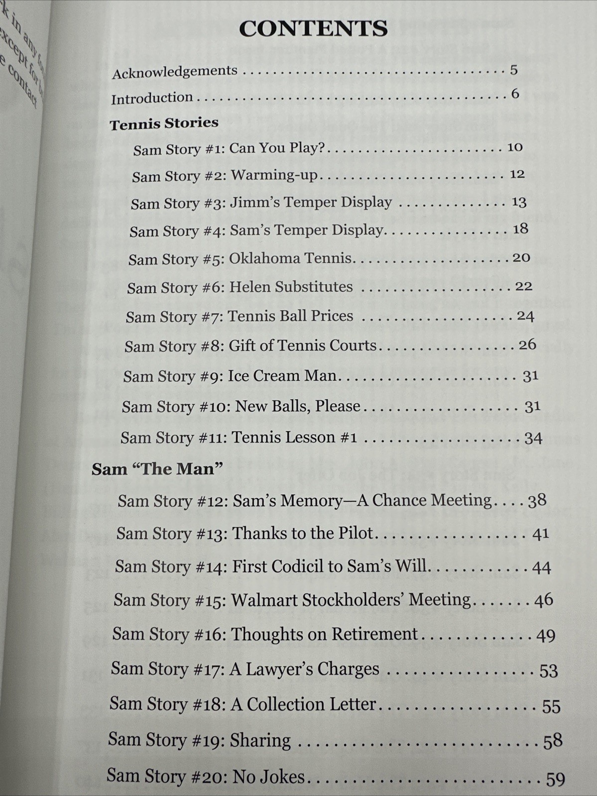 Sam Stories Jimm Larry Hendren Tennis Walmart 144 Pages 2021