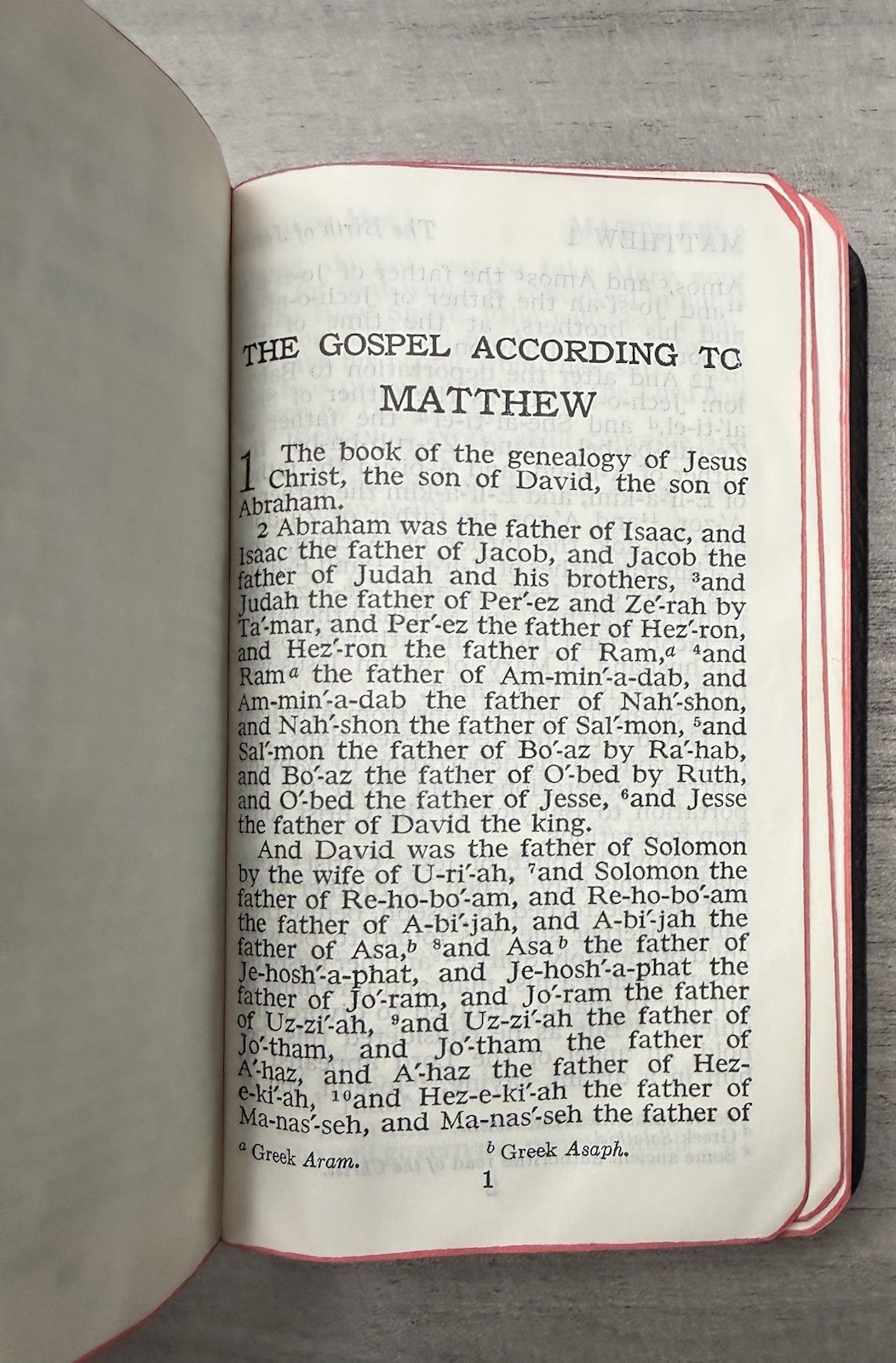 VTG Thinline 1946 Pocket New Testament RSV Black Leather 691X Nelson ~ 4.9″ x 3″