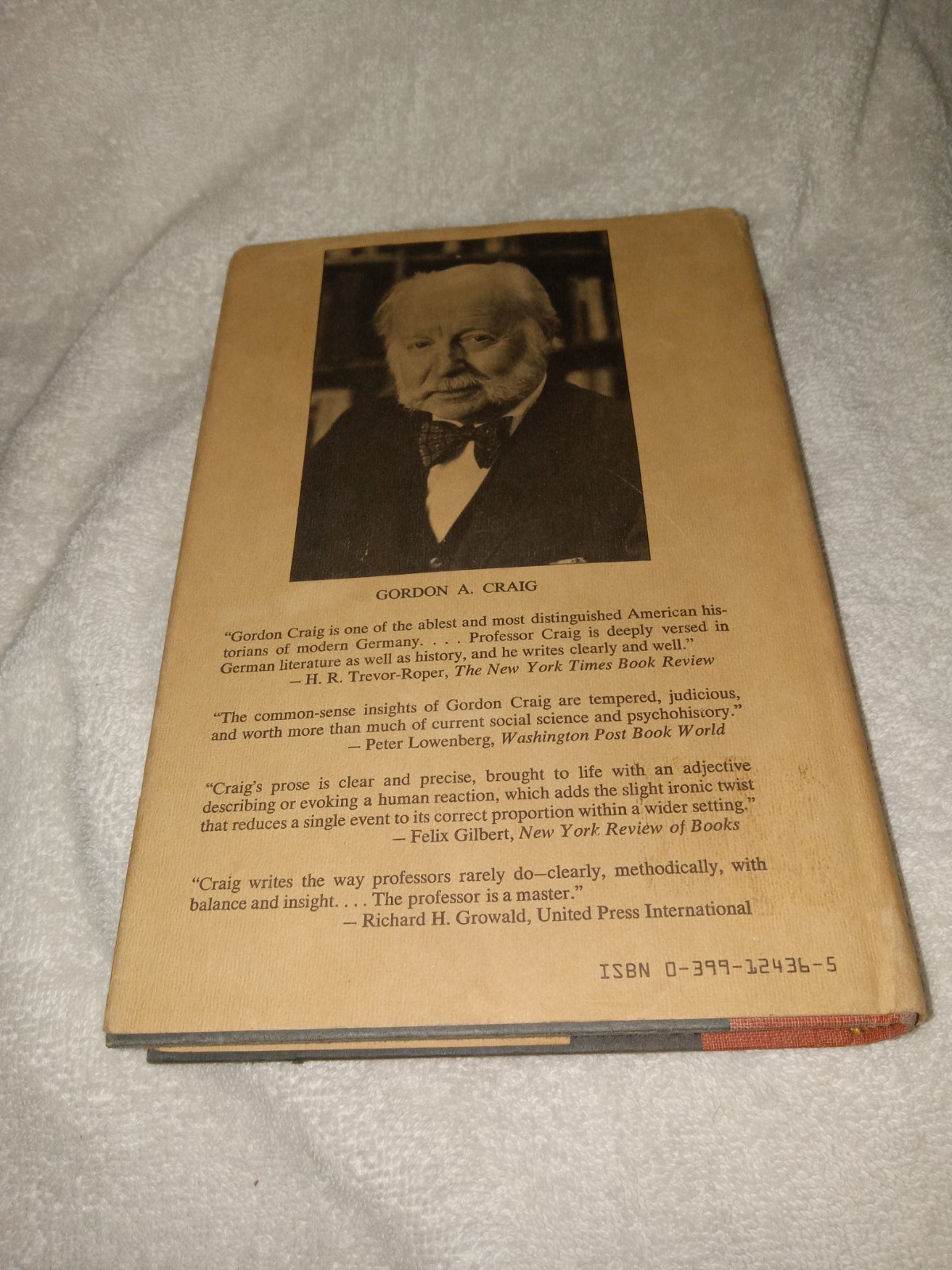 RARE THE GERMANS Hardcover Gordon A. Craig Signed Autographed FIRST EDITION 1982