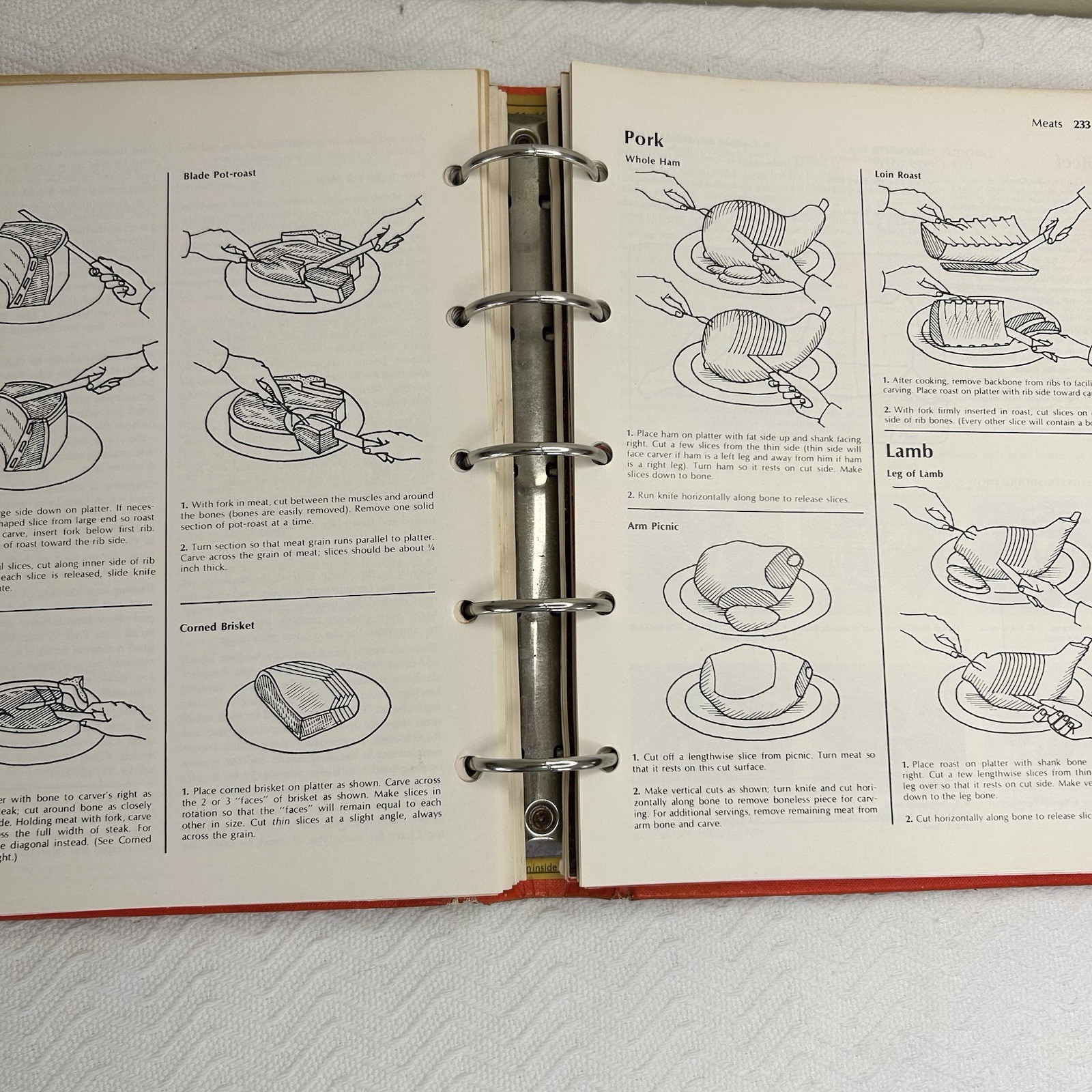 Betty Crocker’s Cookbook 1974 Vintage 23rd Printing with 5 Ring Binder