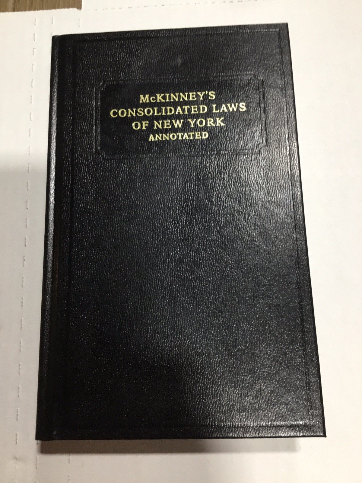 McKINNEY’S CONSOLIDATED LAWS OF NEW YORK Annotated 16 Education- 1-305 HARD Book