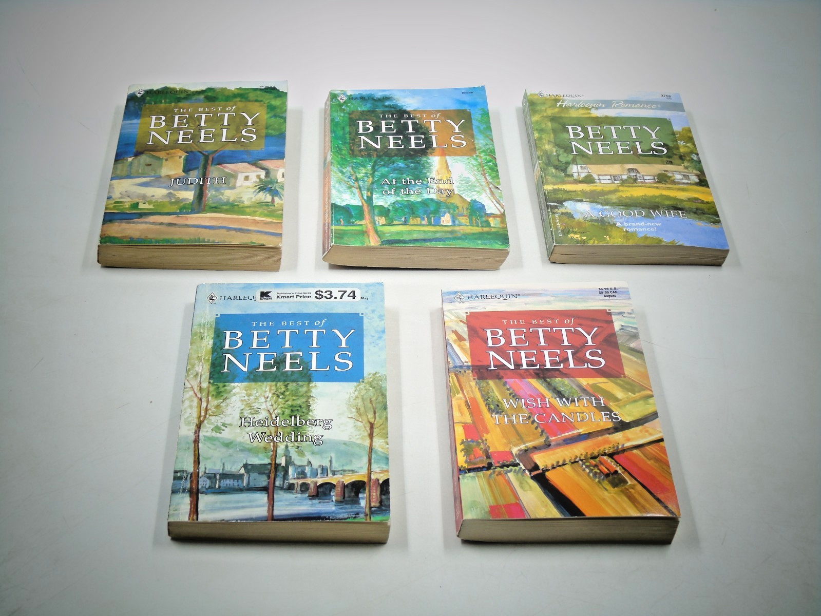 Vintage Lot of 10 Betty Neels Harlequin Romance Paperback Books, See Description