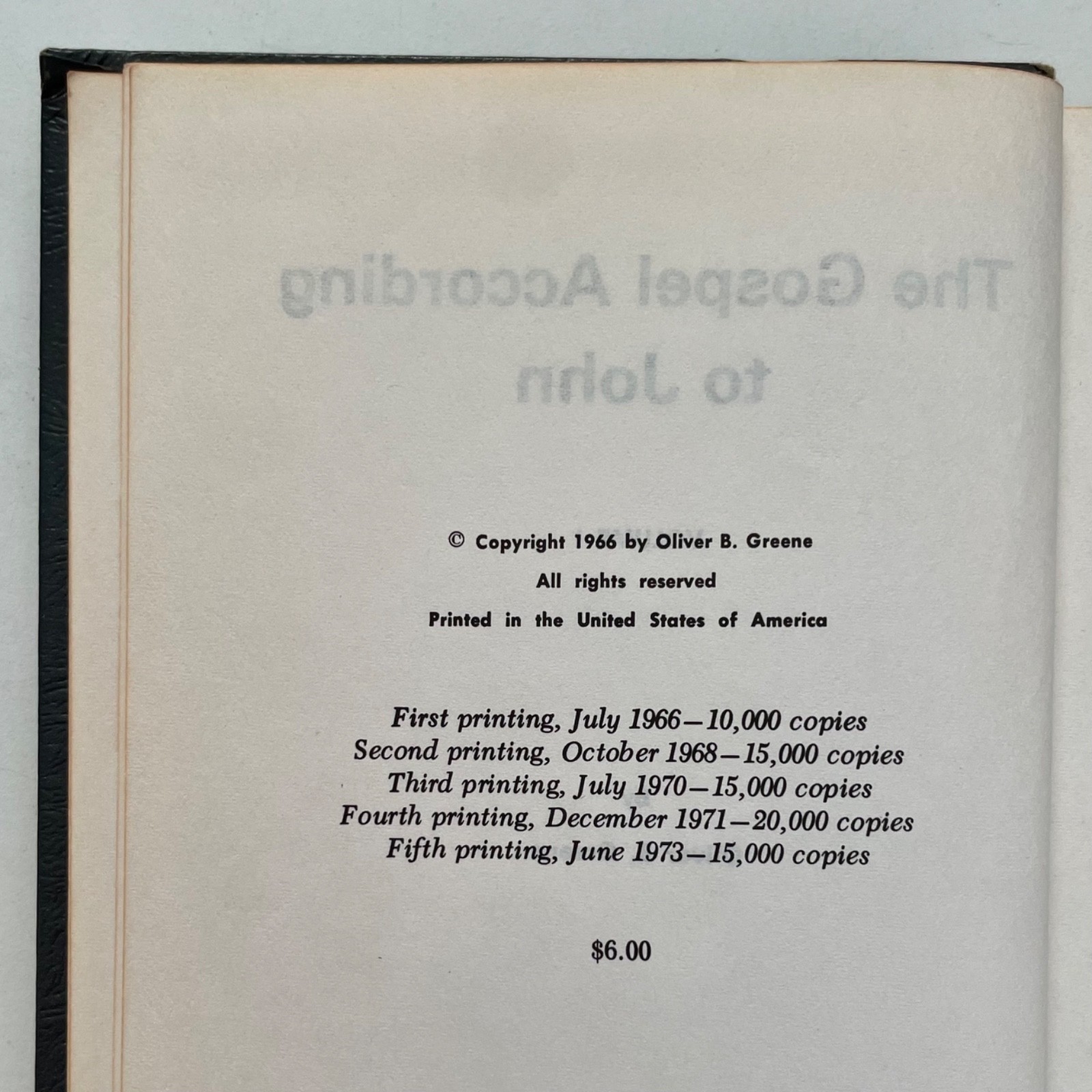 Set 3 THE GOSPEL ACCORDING TO JOHN Vol I II III The Gospel Hour Greene 1966 READ