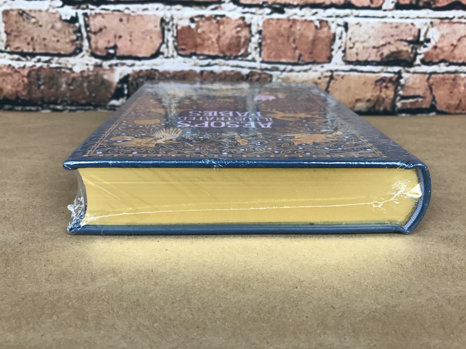 AESOP’S ILLUSTRATED FABLES by Aesop Leather Bound Collectible NEW