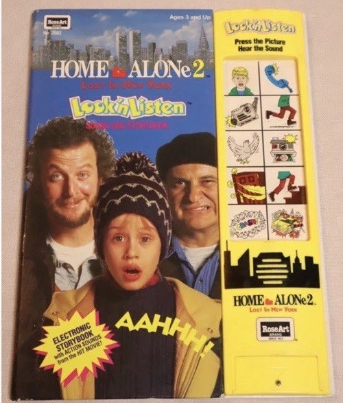 HOME ALONE 2 LOST NEW YORK VTG SOUND & STORYBOOK LOOK ‚N LISTEN ELECTRONIC 1992