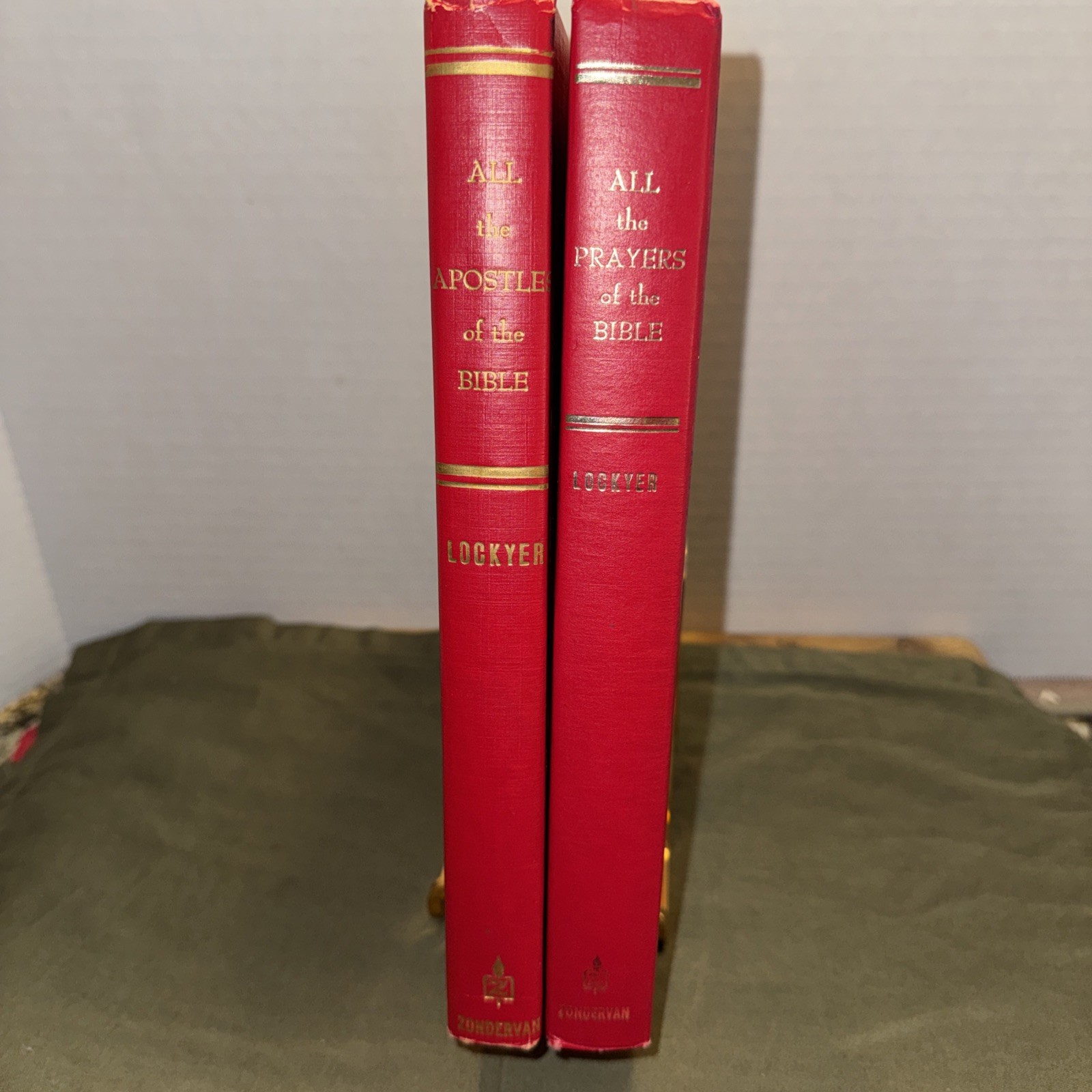 Herbert Lockyer Lot of 2 All of the Prayers 1959 & Apostles 1972, of the Bible