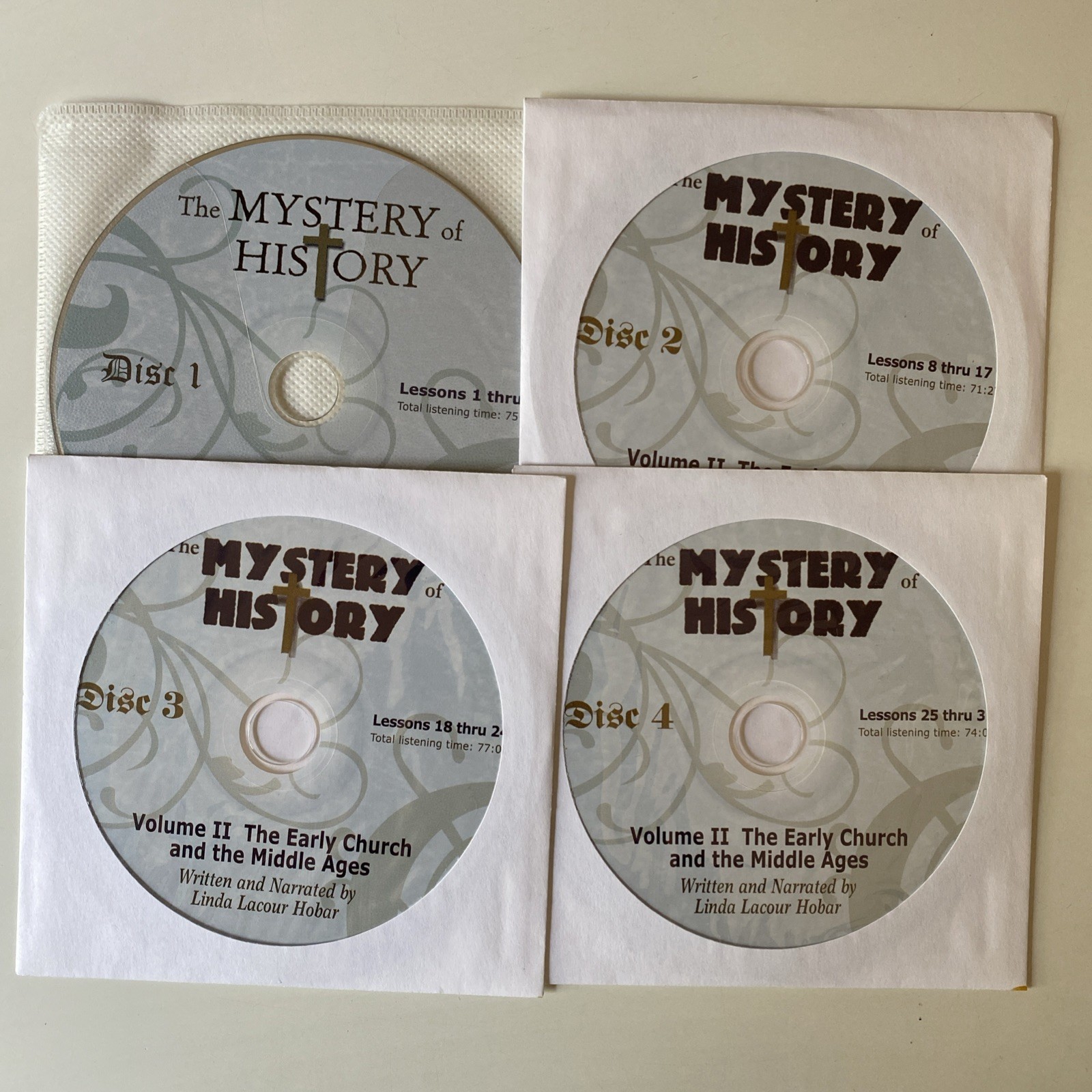 The Mystery of History Volume 2, Audio Book Set (12 Audio CDs) – GOOD