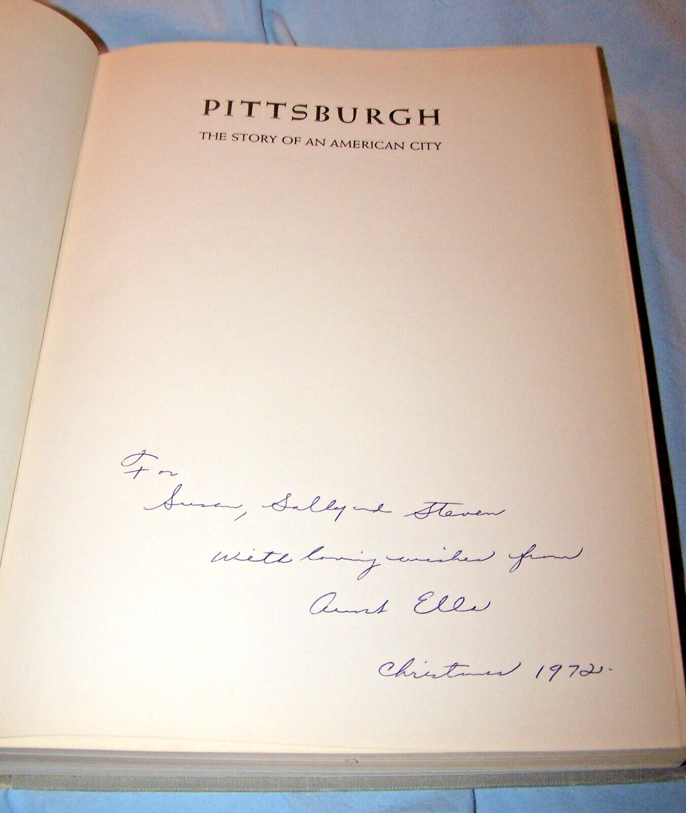 Pittsburgh-The Story of an American City HB w/out dj-1964-2nd Printing-520 pages