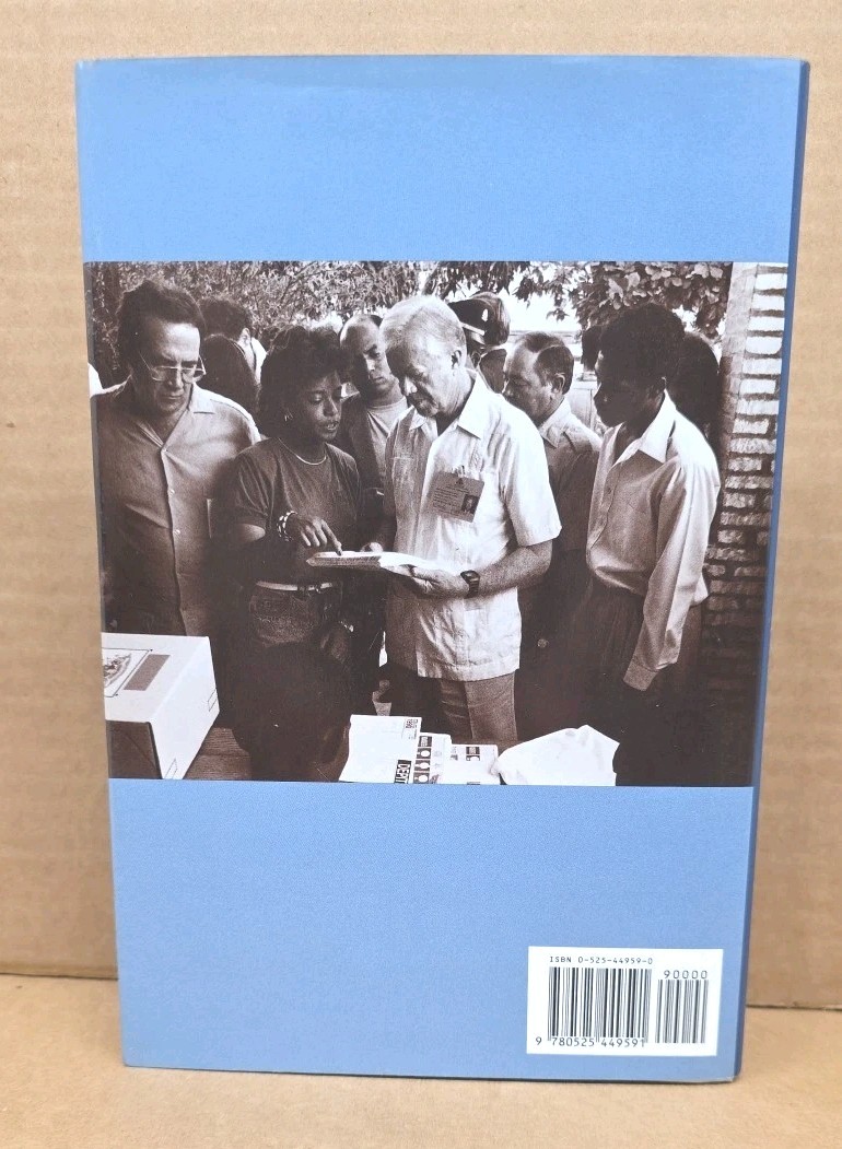 Jimmy Carter President Talking Peace SIGNED HC DJ 1st 3rd