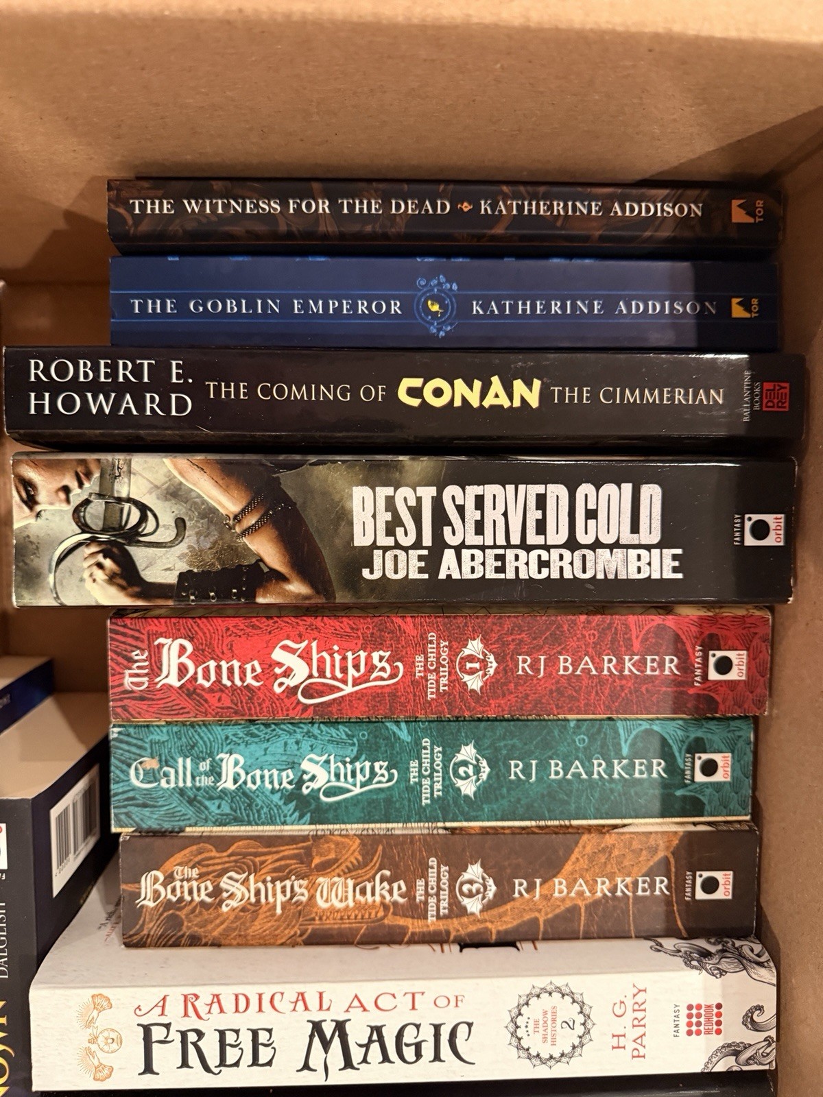 Fantasy Book Lot 13 Joe Abercrombie RJ Barker Leigh Bardugo Katherine Addison