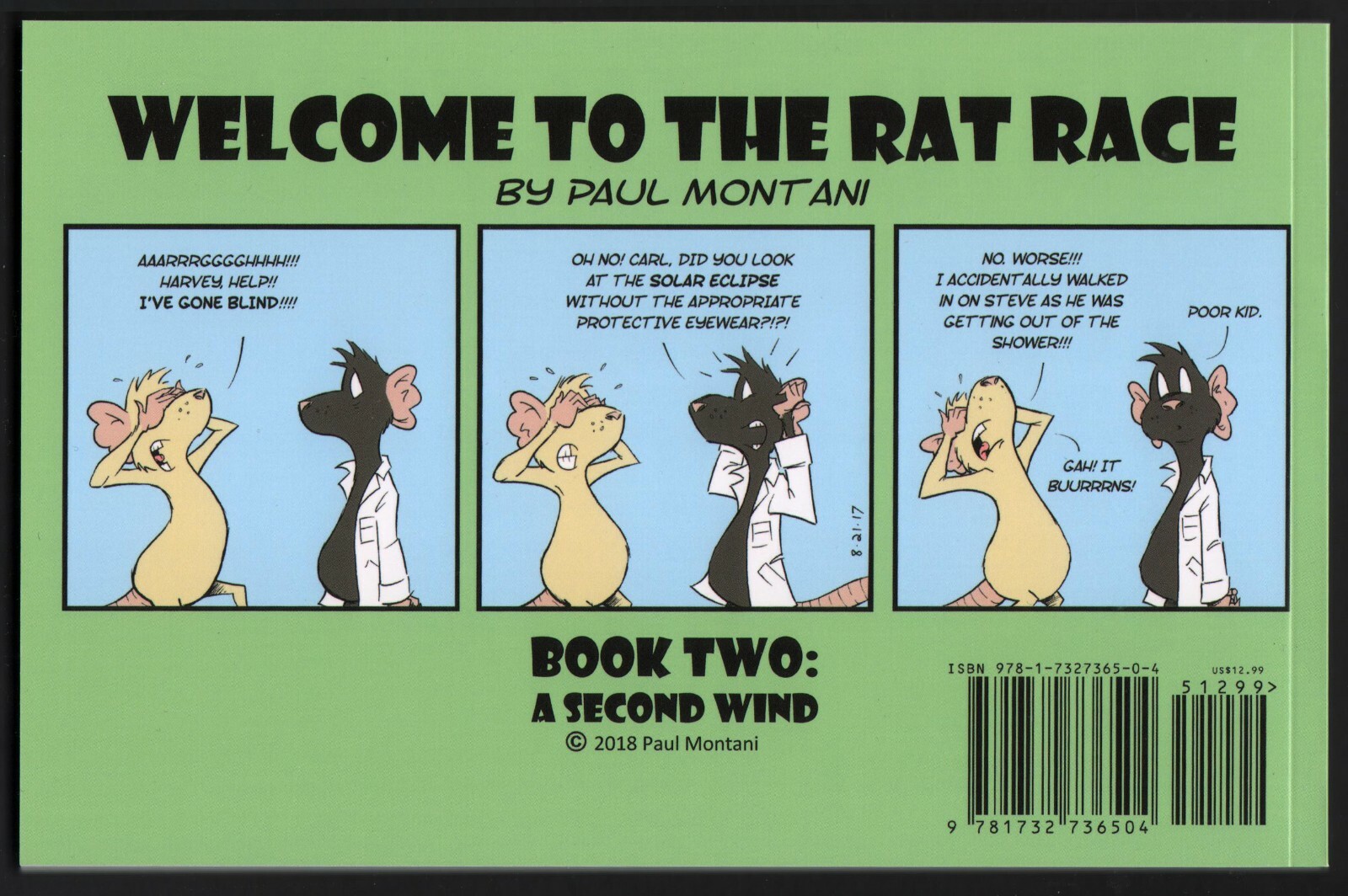 Welcome to the Rat Race Book Two a Second Wind by Paul Montani new 88 pages