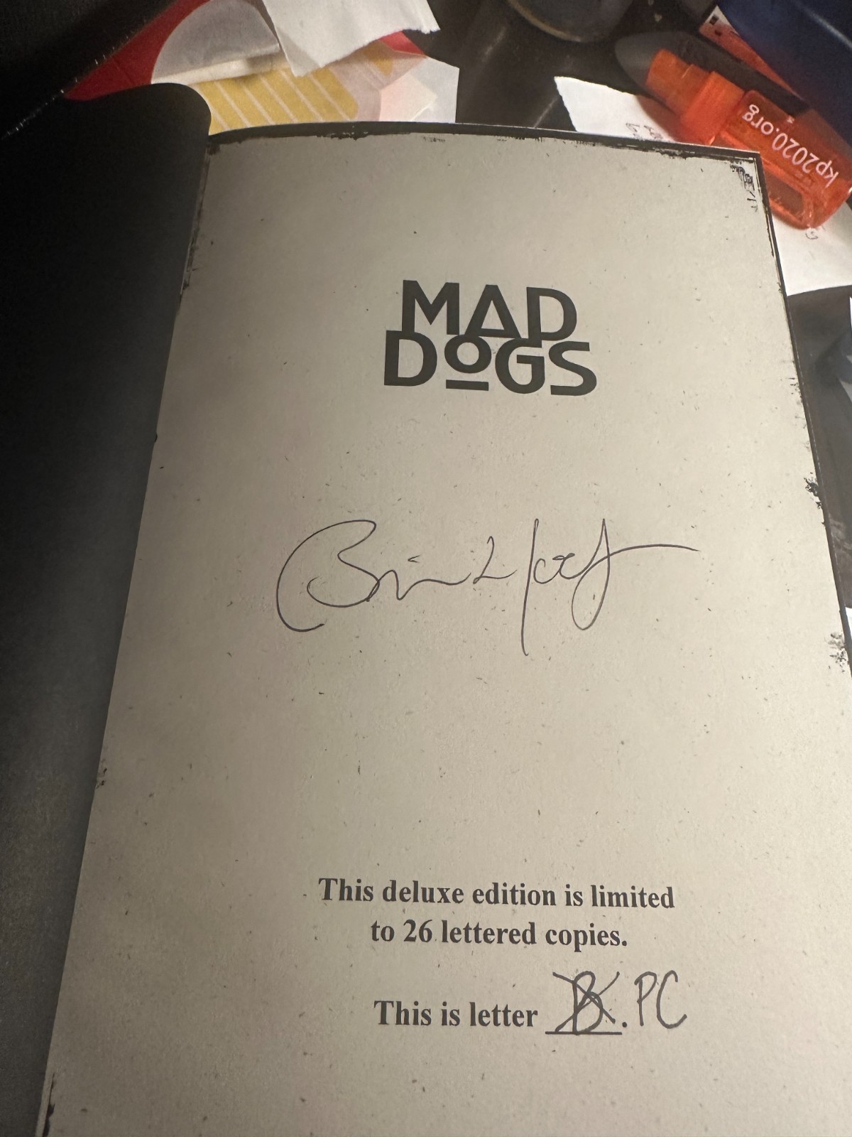 Mad Dogs by Brian Hodge Signed Ltd 1st Edition Cemetery Dance NEW tray case PC