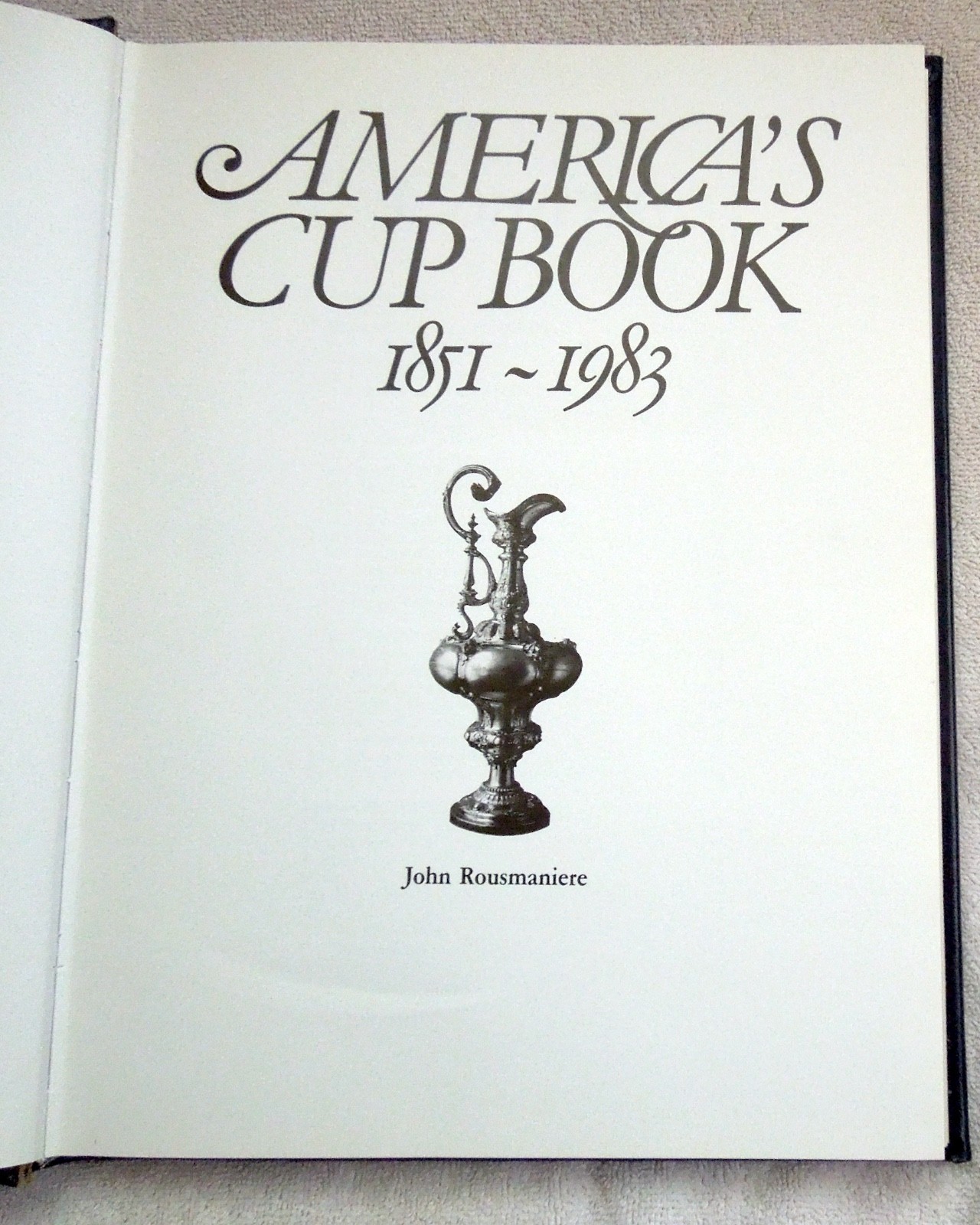 * Ltd Ed 361 of 2000* AMERICA’S CUP BOOK 1851-1983 Rousmaniere*Yacht*FREE SHIP*