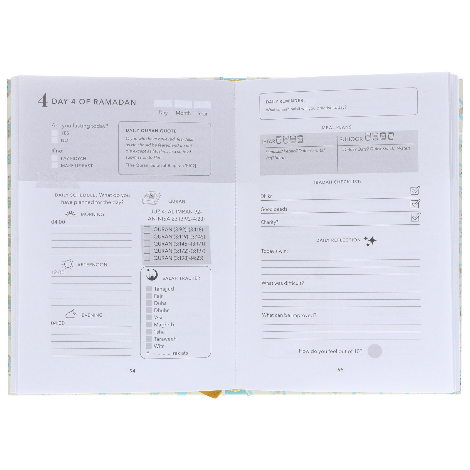Ramadan Planner By Dina Aziz-HB