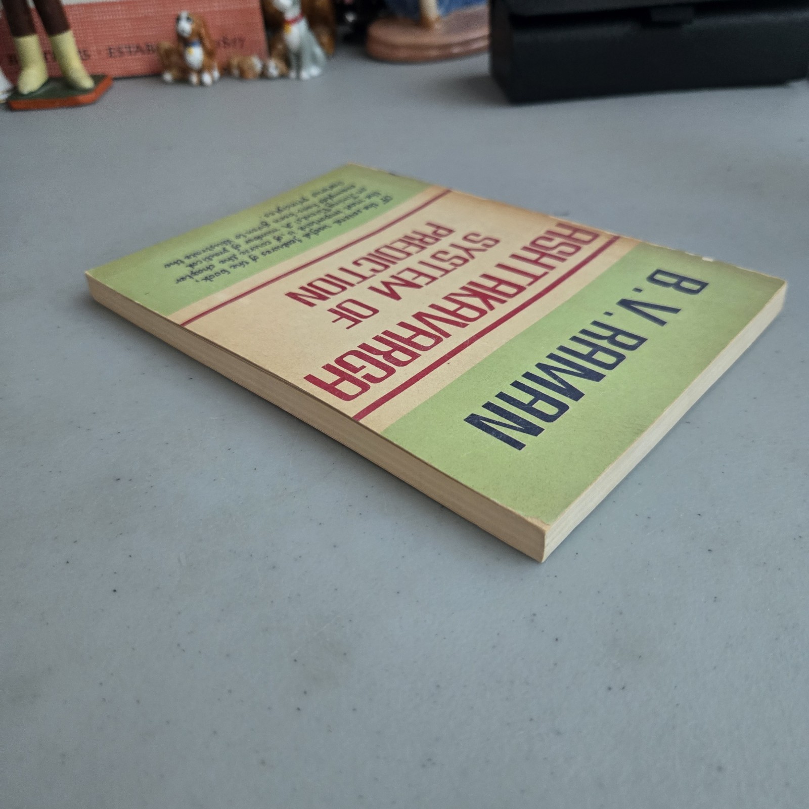 Ashtakavarga System of Prediction by B.V. Raman Vtg Paperback 1977 4th Printing