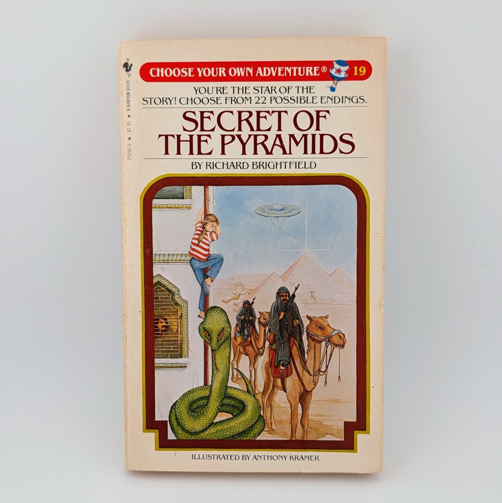 Choose Your Own Adventure #19 Secret Of The Pyramids 1983 Vintage 1st Ed PB