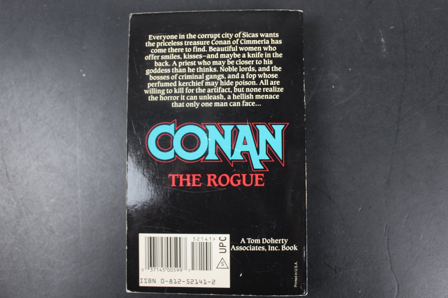 Conan The Rogue John Maddox Roberts 1992 First Mass Market Printing Tor Fantasy