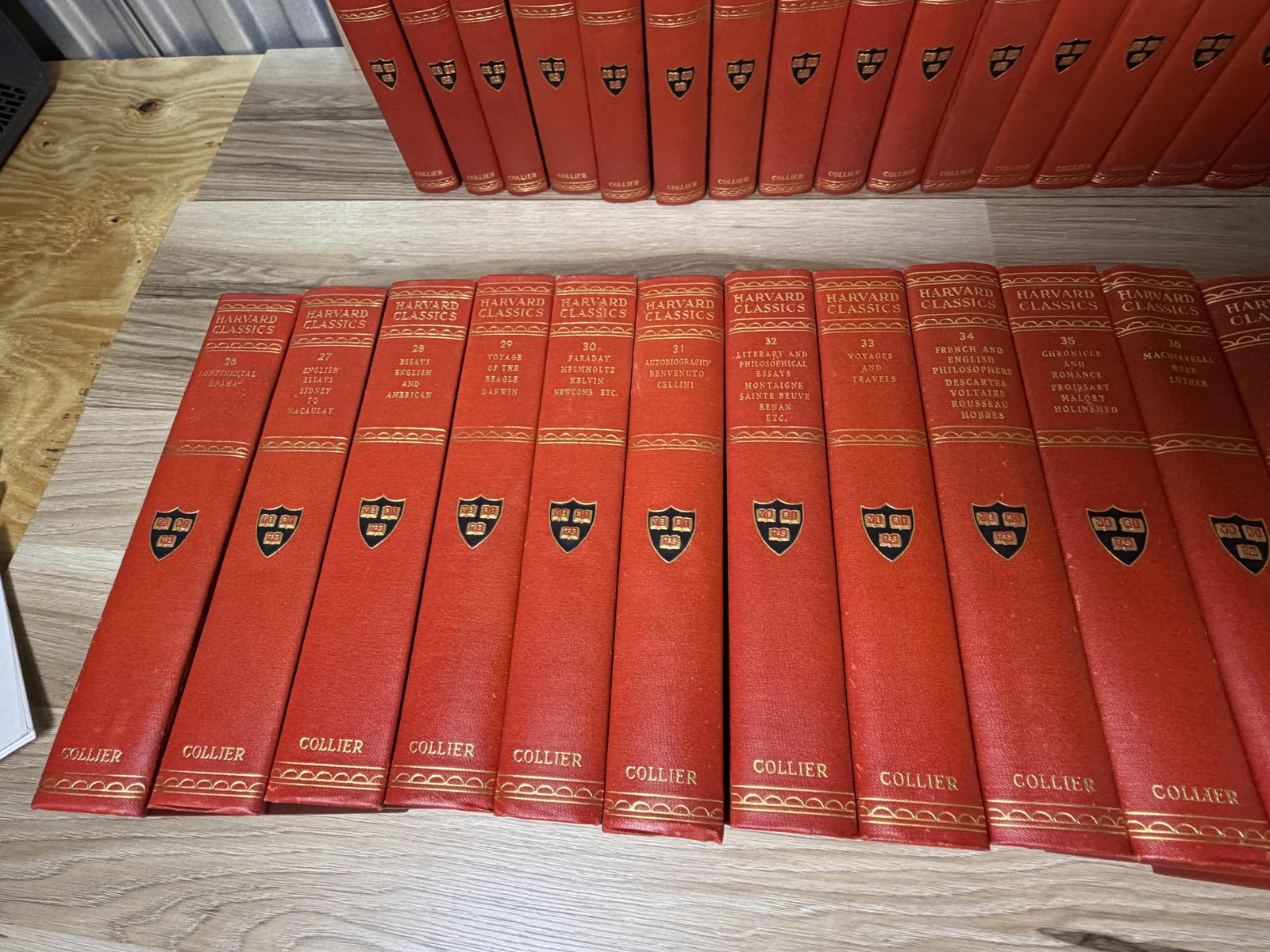 Harvard Classics Complete Set of 52 Five Foot Shelf of Books Readers Guide