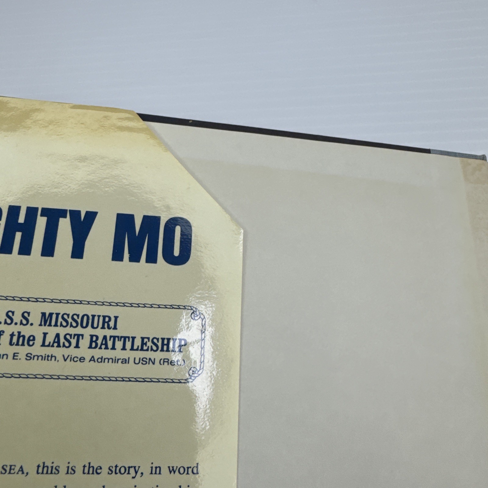 Mighty Mo The USS Missouri Biography of th Last Battleship 1969 HC Gordon Newell
