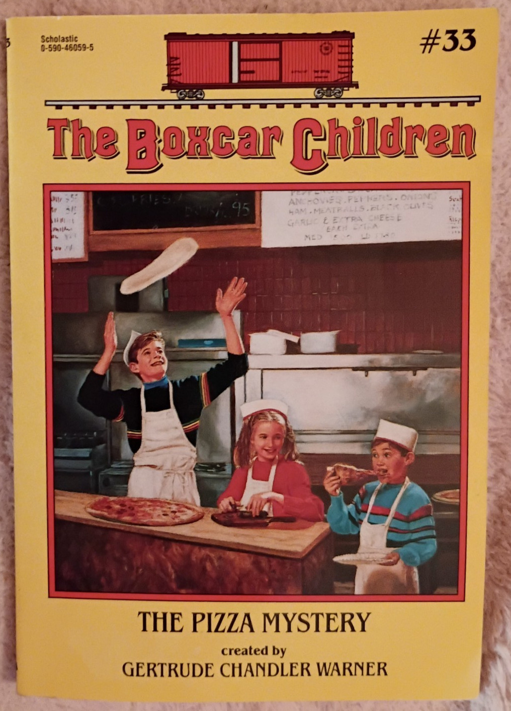 The Boxcar Children #33: The Pizza Mystery, Gertrude Chandler Warner, preteen PB