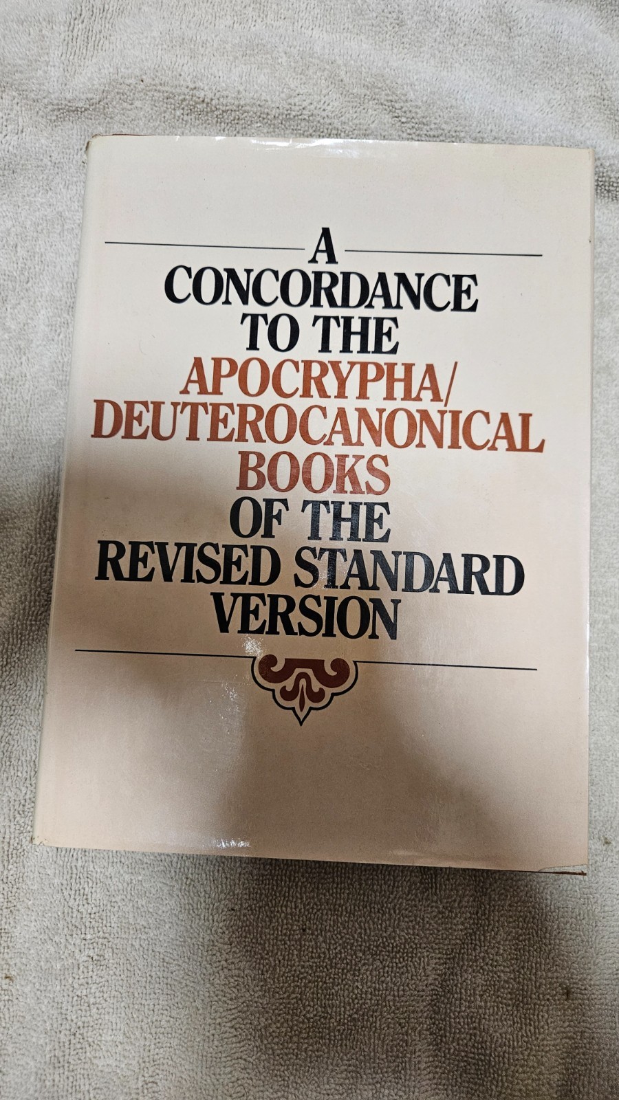 ‡📜 Concordance to Apocrypha Deuterocanonical Books • 1983 HCDJ 1st Ed • Scarce!